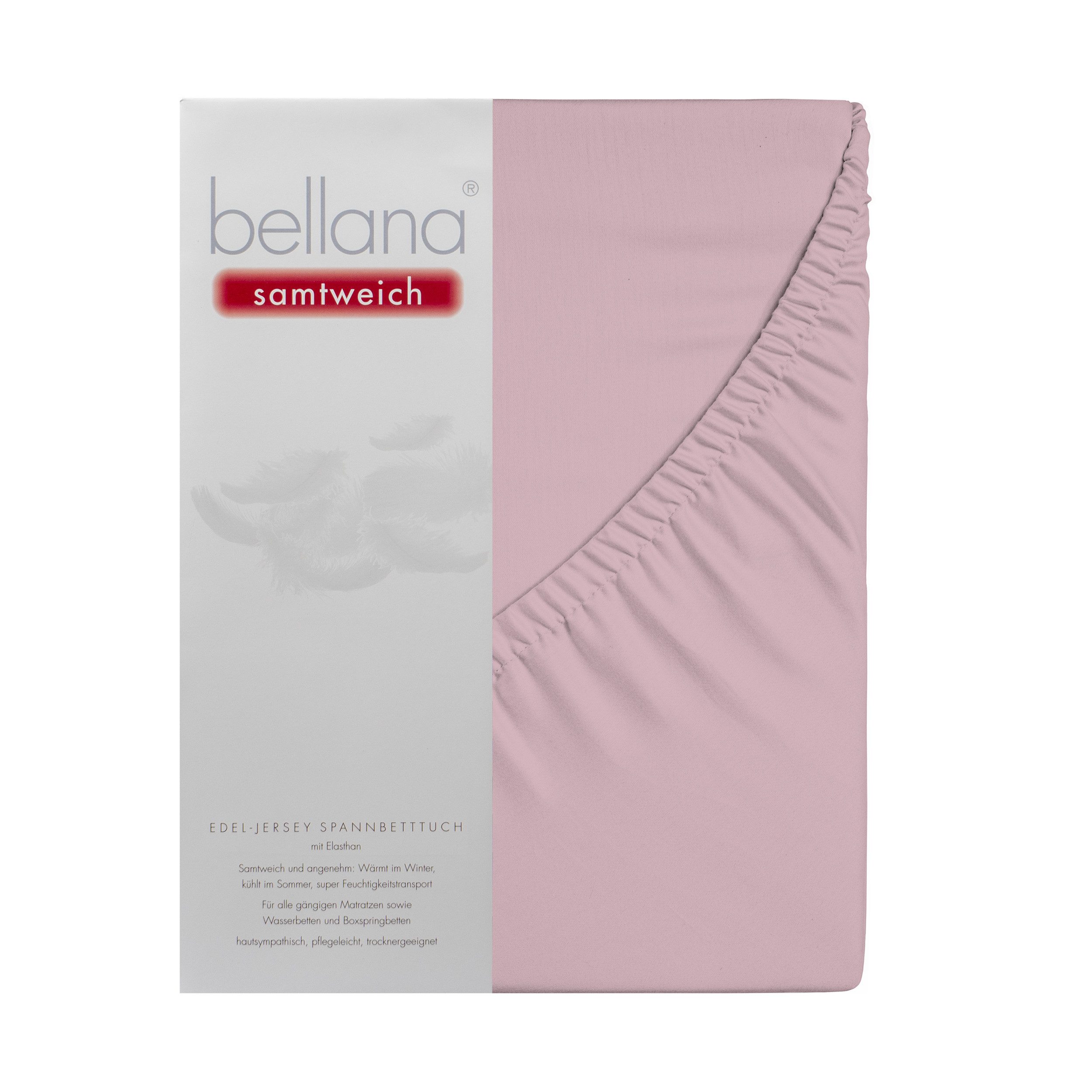 bellana Spannbettlaken Bellana samtweich, Jersey, Gummizug: rundum, (1 Stüc günstig online kaufen