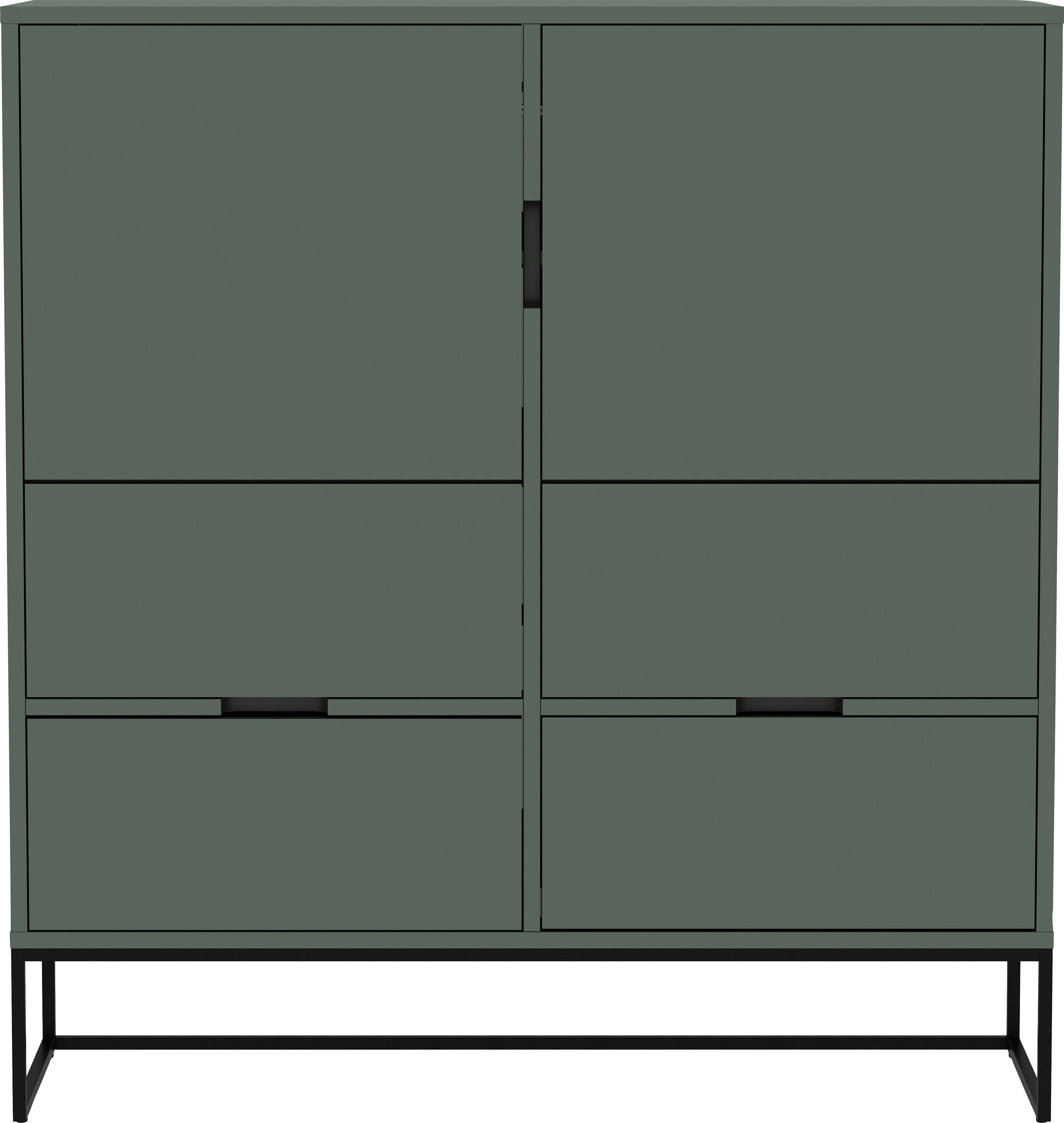 Türen von 2 LIPP, und 4 Design studio Schubladen, Design Tenzo Highboard mit Tenzo