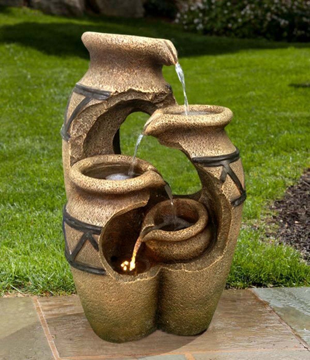 Wehmann Gartenbrunnen Solarbrunnen "Kreta", 33,00 cm günstig online kaufen