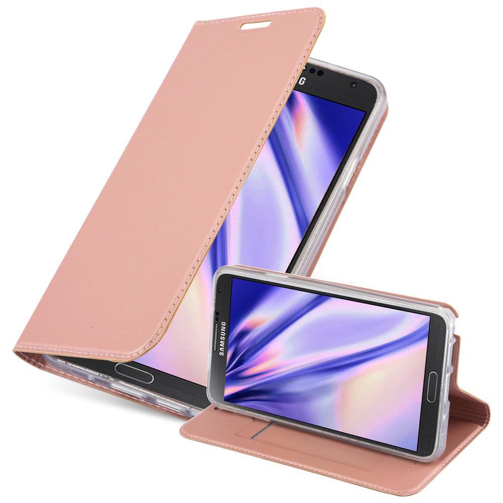 Cadorabo Handyhülle für Samsung Galaxy NOTE 3 Hülle Samsung Galaxy NOTE 3, Schutzhülle Hülle mit Standfunktion, Magnetverschluss und Kartenfach