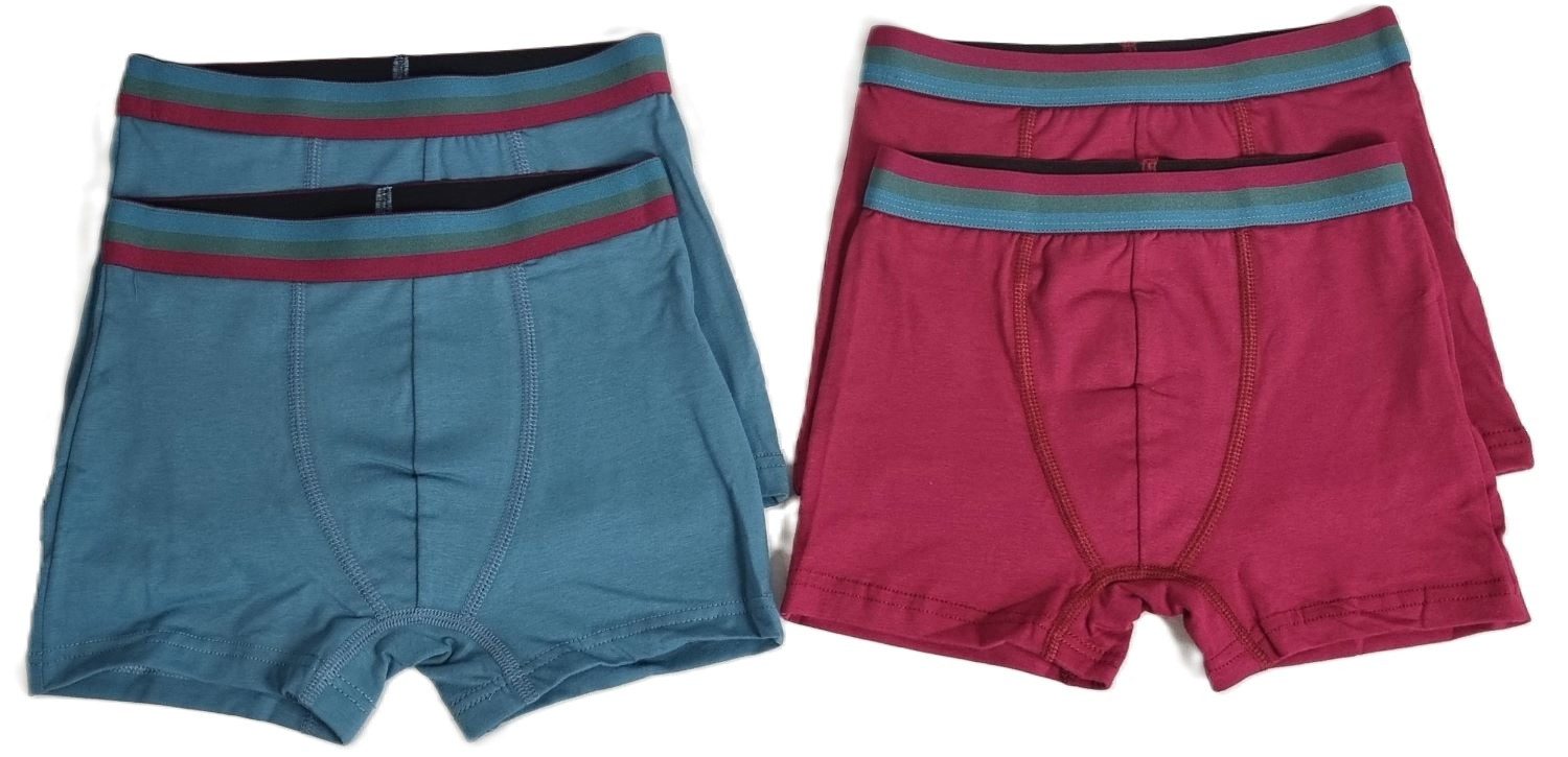 Toker Collection® Boxershorts Kinder Boxershorts - Retro Short- American Boxer (Sparpack, 4er- Pack) bunter Elastikbund – Bild 3 von 5