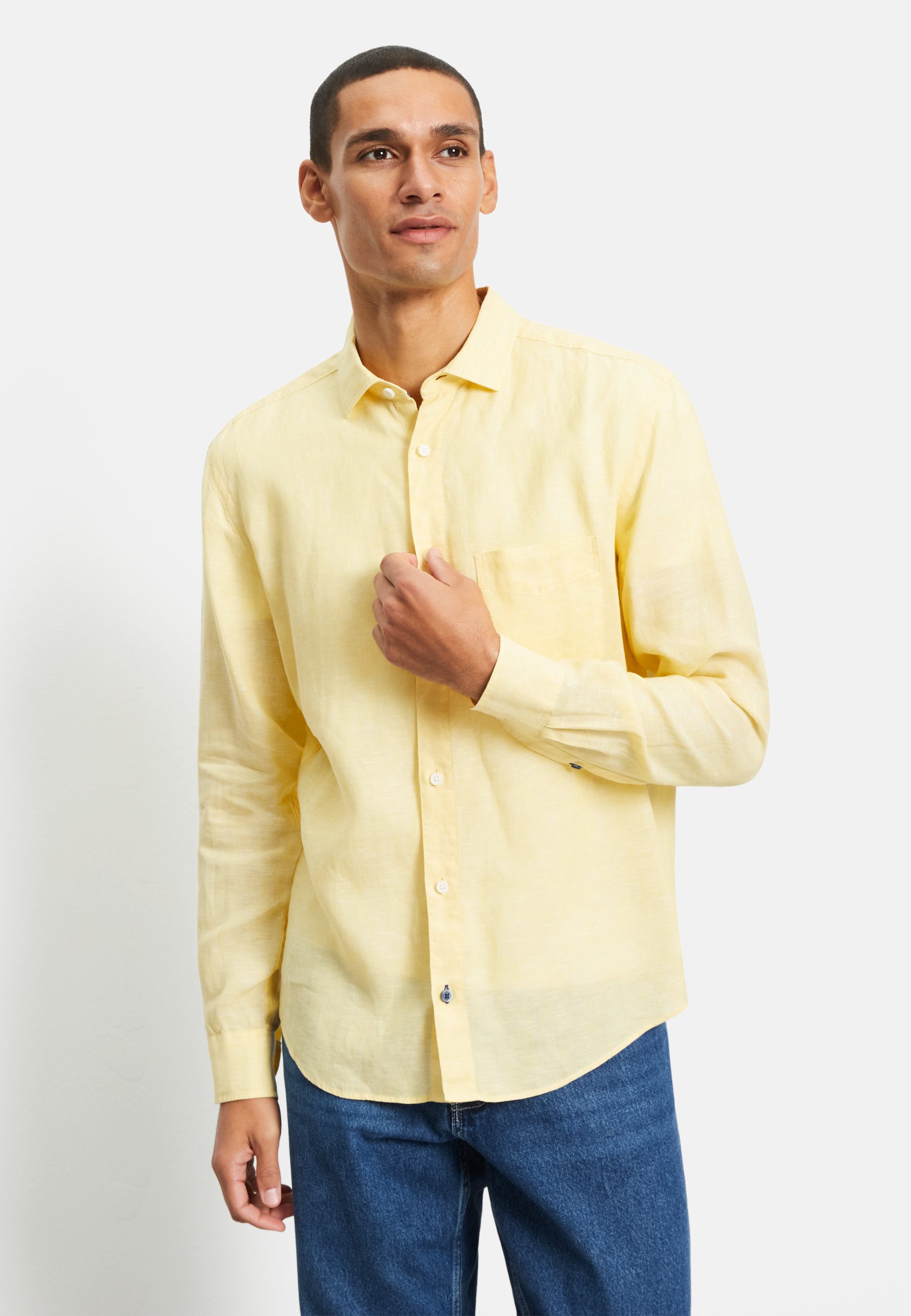 OLYMP Langarmhemd OLYMP Casual, regular fit, Kent