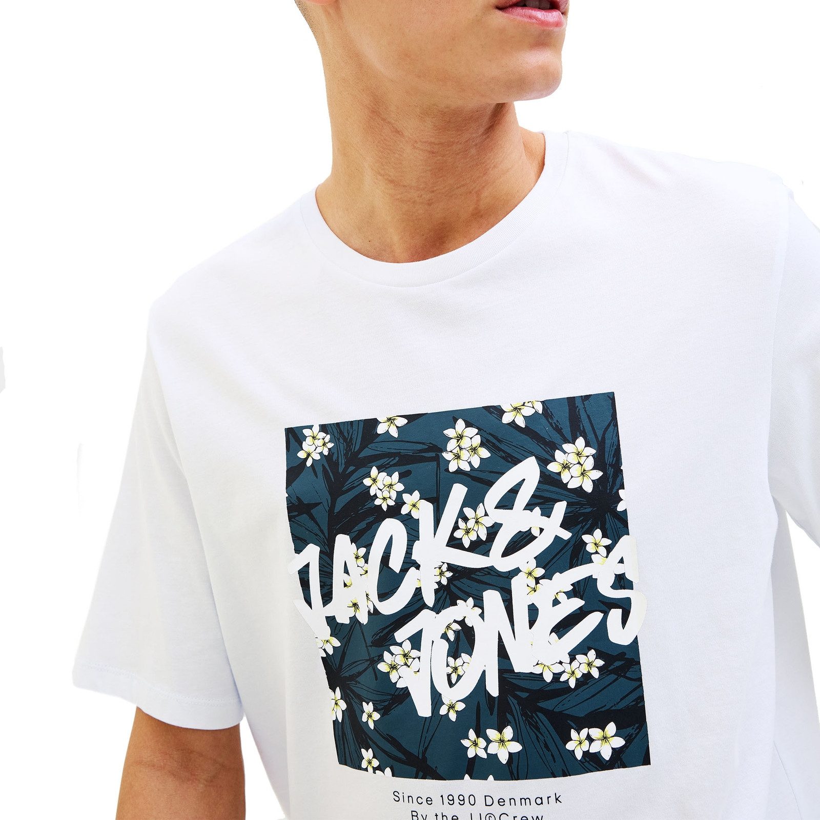 Jack & Jones T-Shirt JJHAWAII Shape Tee SS Crew Neck LN mit Rundhalsausschnitt – Bild 5 von 5