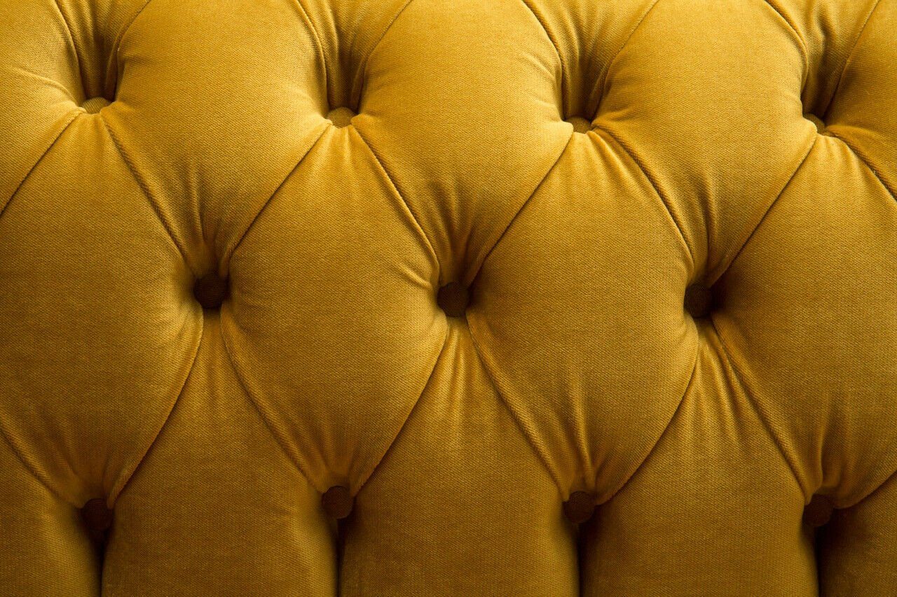 Chesterfield-Sofa, Design Chesterfield Couch JVmoebel Sofa Sitzer 185 cm 2