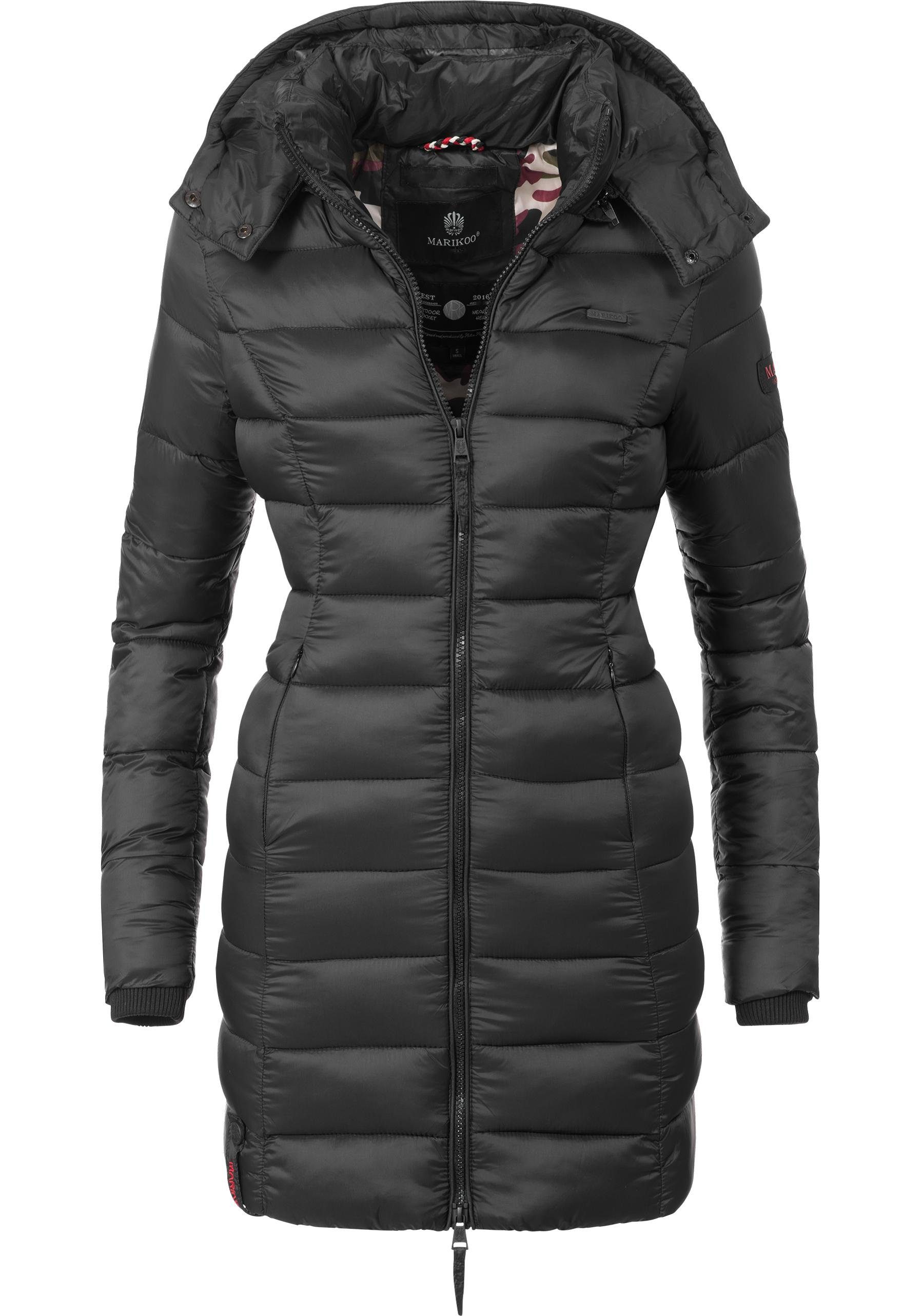 Marikoo Steppmantel Abendsternchen zeitloser Wintermantel mit schmaler Step günstig online kaufen