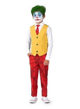 Opposuits Partyanzug Boys Scarlet Joker, Sorgt für ein bleibendes Lächeln: cooler Anzug für schräge Schurke