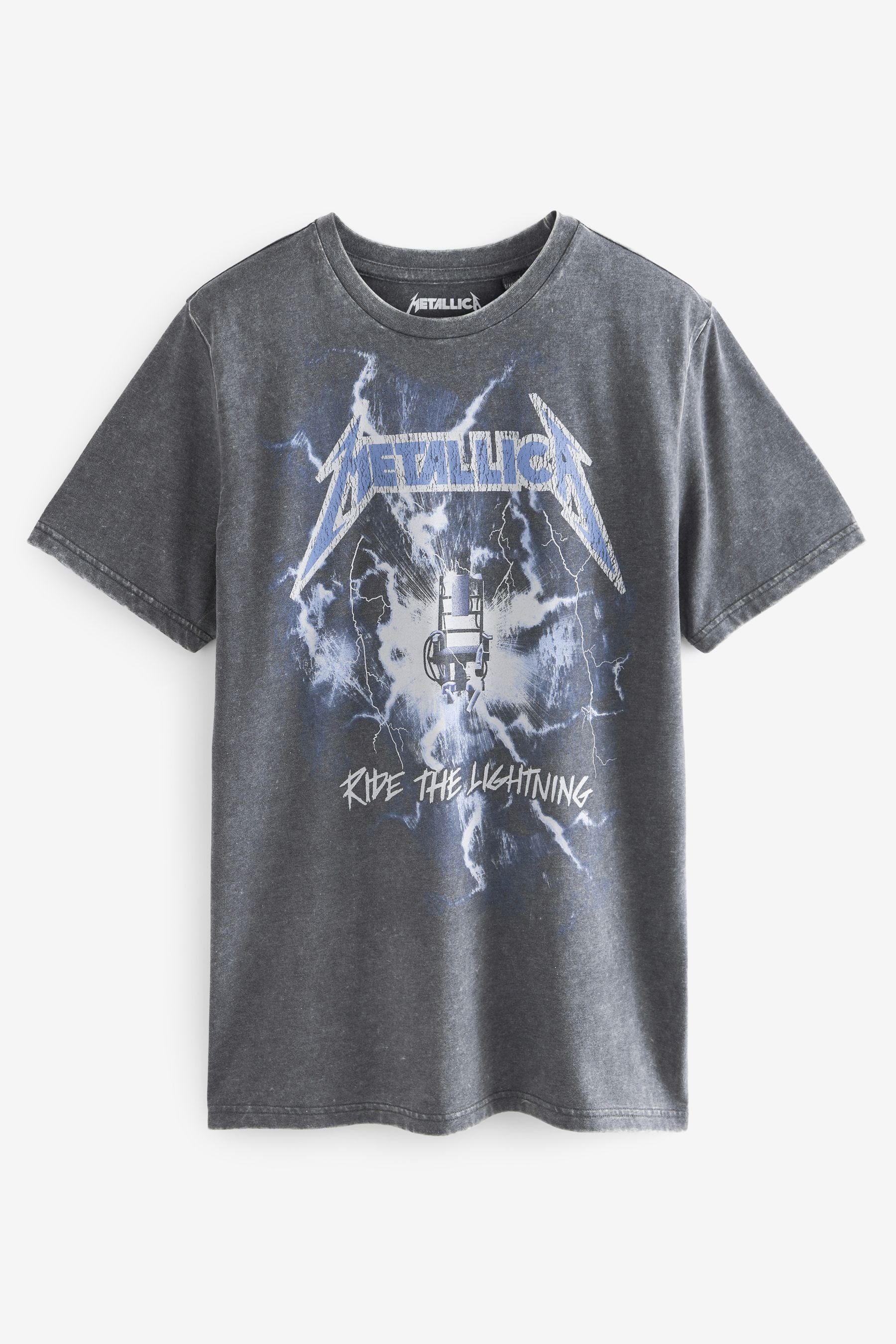 Charcoal Metallica (1-tlg) License Tour T-Shirt Grey Next T-Shirt