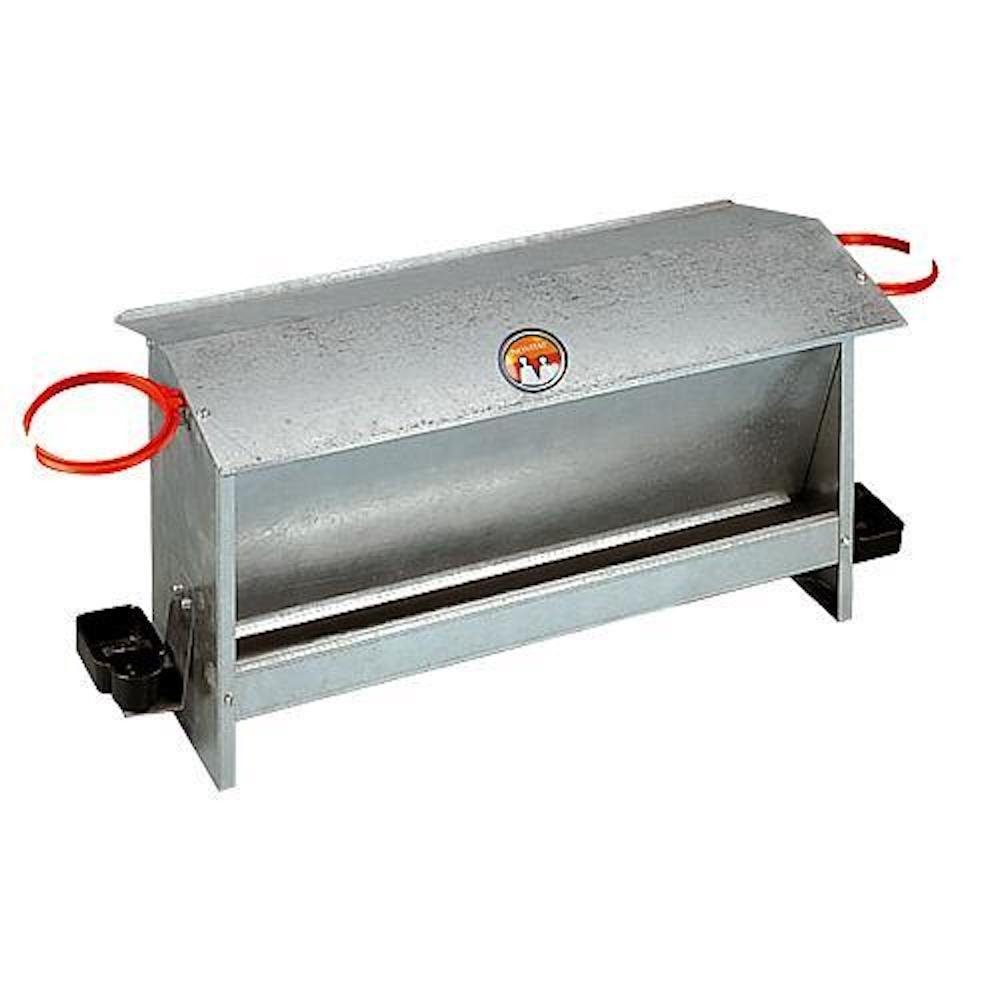 Vogeltränke Futterspender, Futterstation, Verzinkter, 2 Flaschen