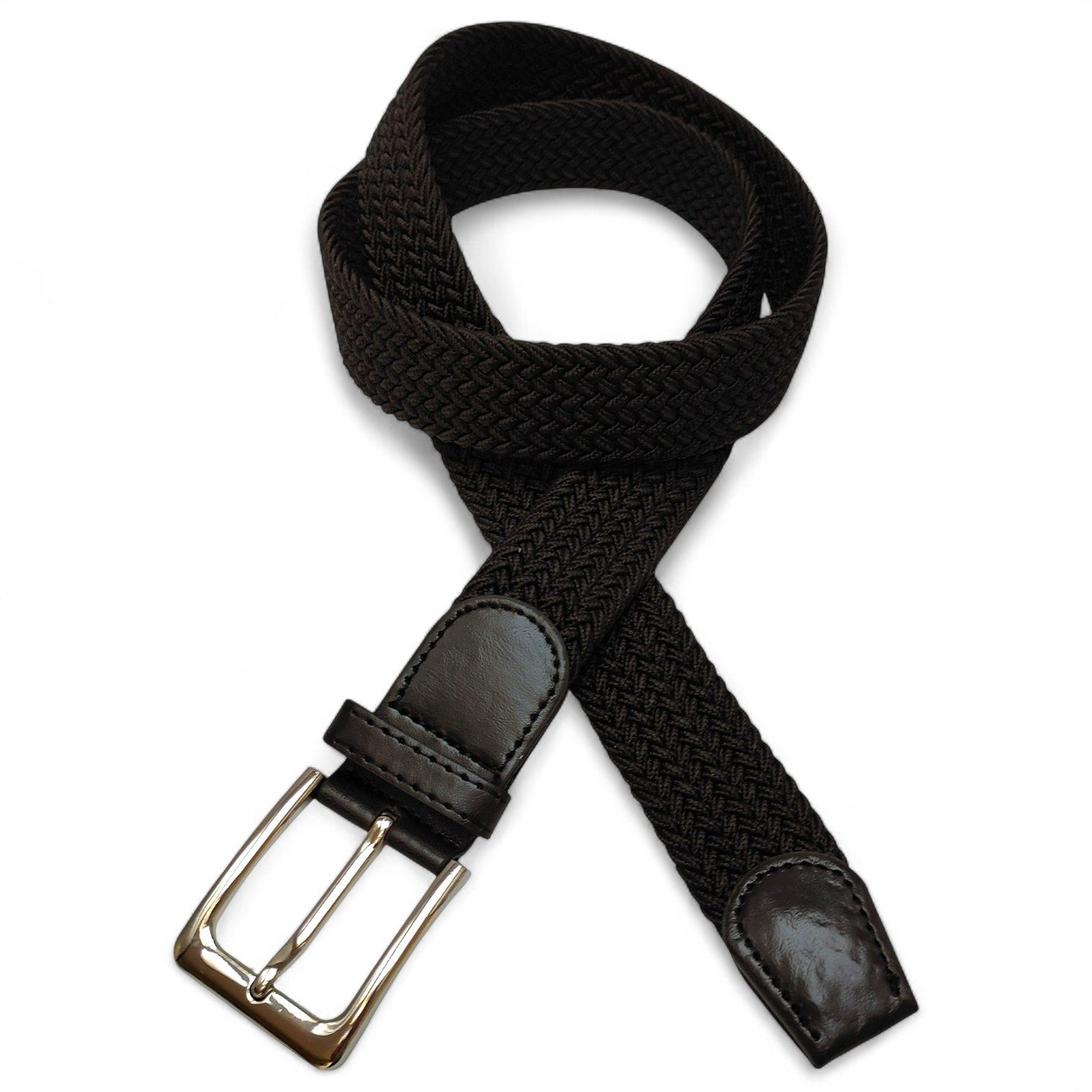 FRONHOFER Stretchgürtel geflochten Übergröße (1-St) 3,5 cm, für Jeans & Chino – Bild 2 von 5