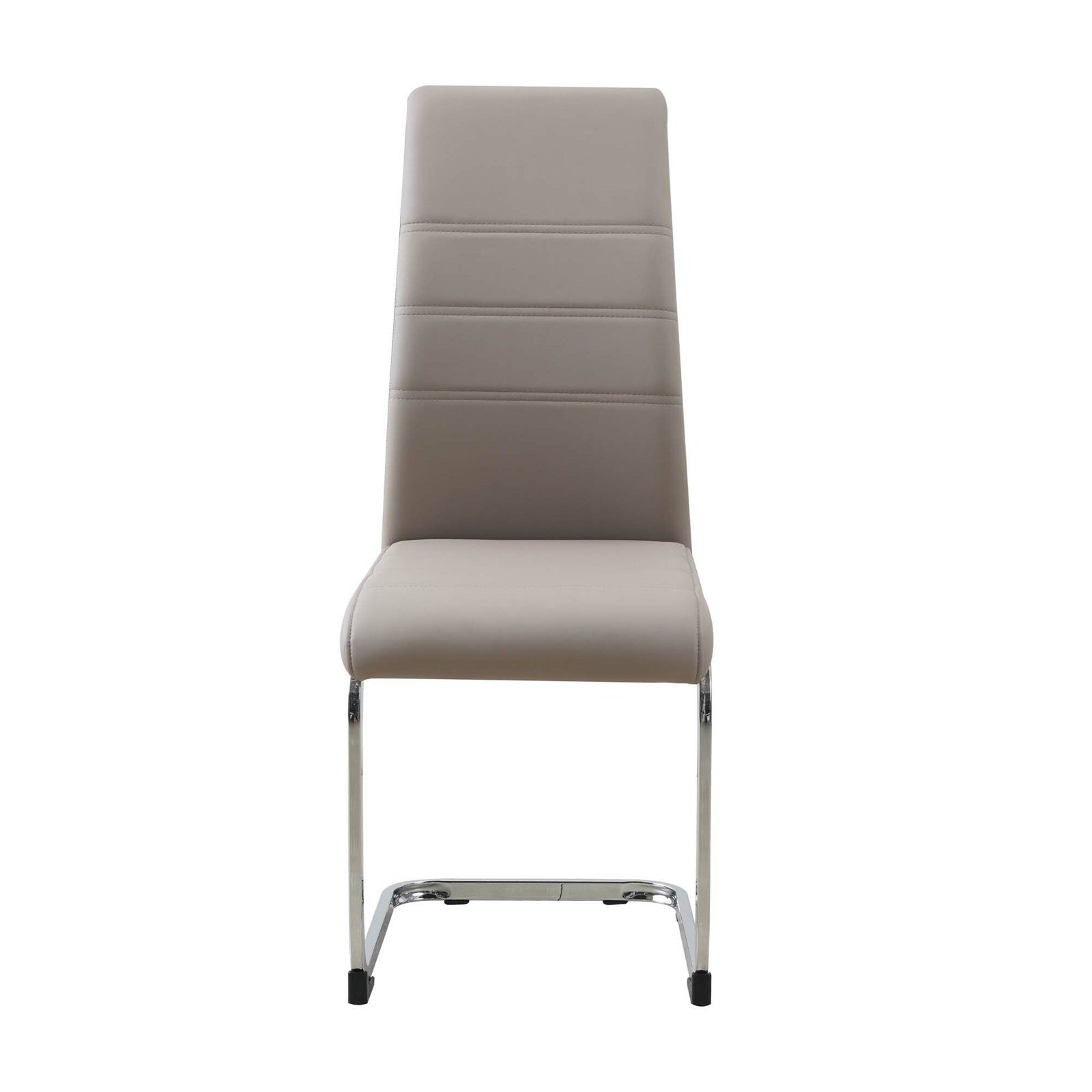 HTI-Line Freischwinger Schwingstuhl 4er Set PU cappuccino SallyC (Set, 4 St günstig online kaufen