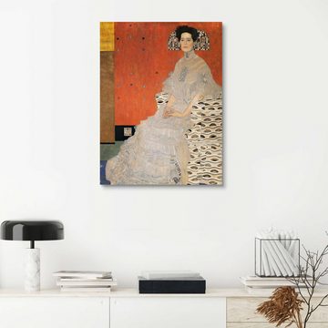Posterlounge Holzbild Gustav Klimt, Fritza Riedler, Wohnzimmer Malerei