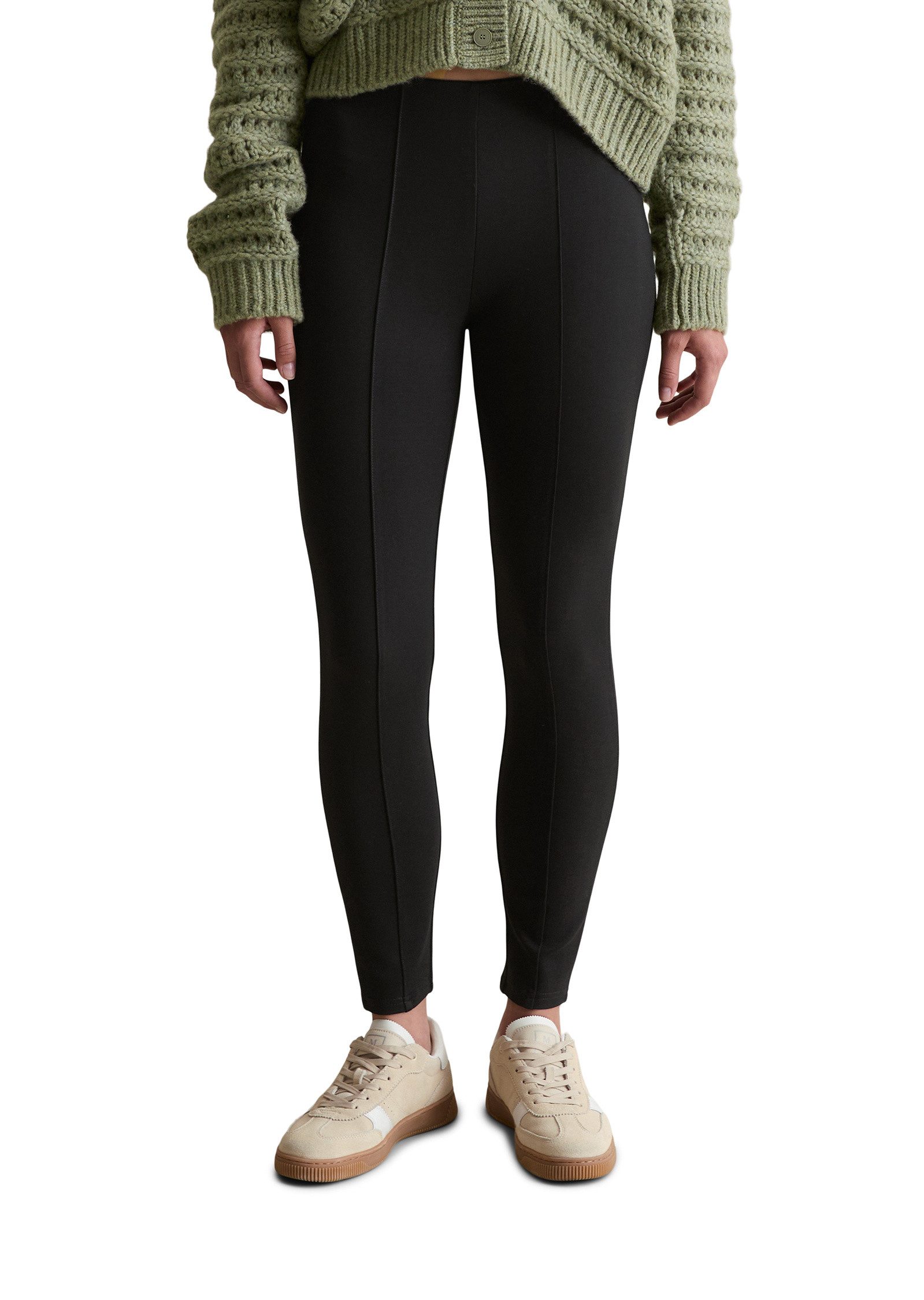 Marc O'Polo DENIM Chinohose aus kompaktem Interlock