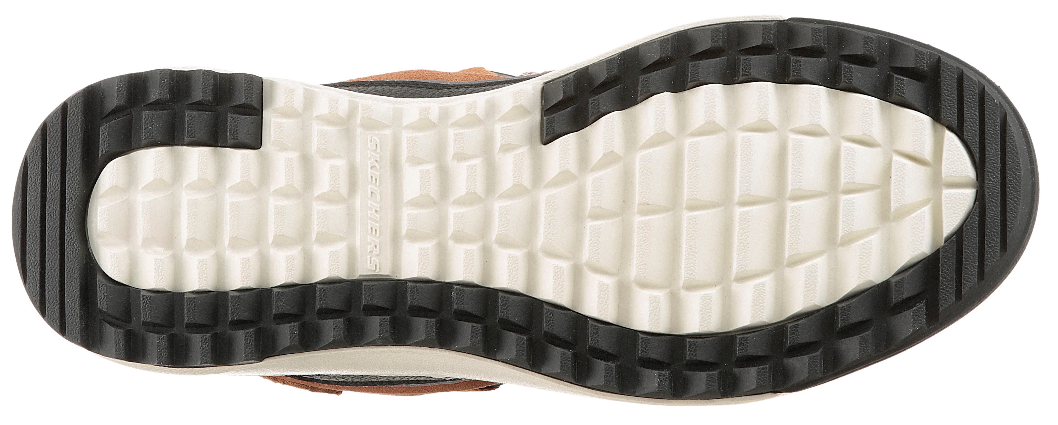 Skechers YANA Schnürboots High Top Sneaker, Schnürschuh mit auffälliger Schnürung