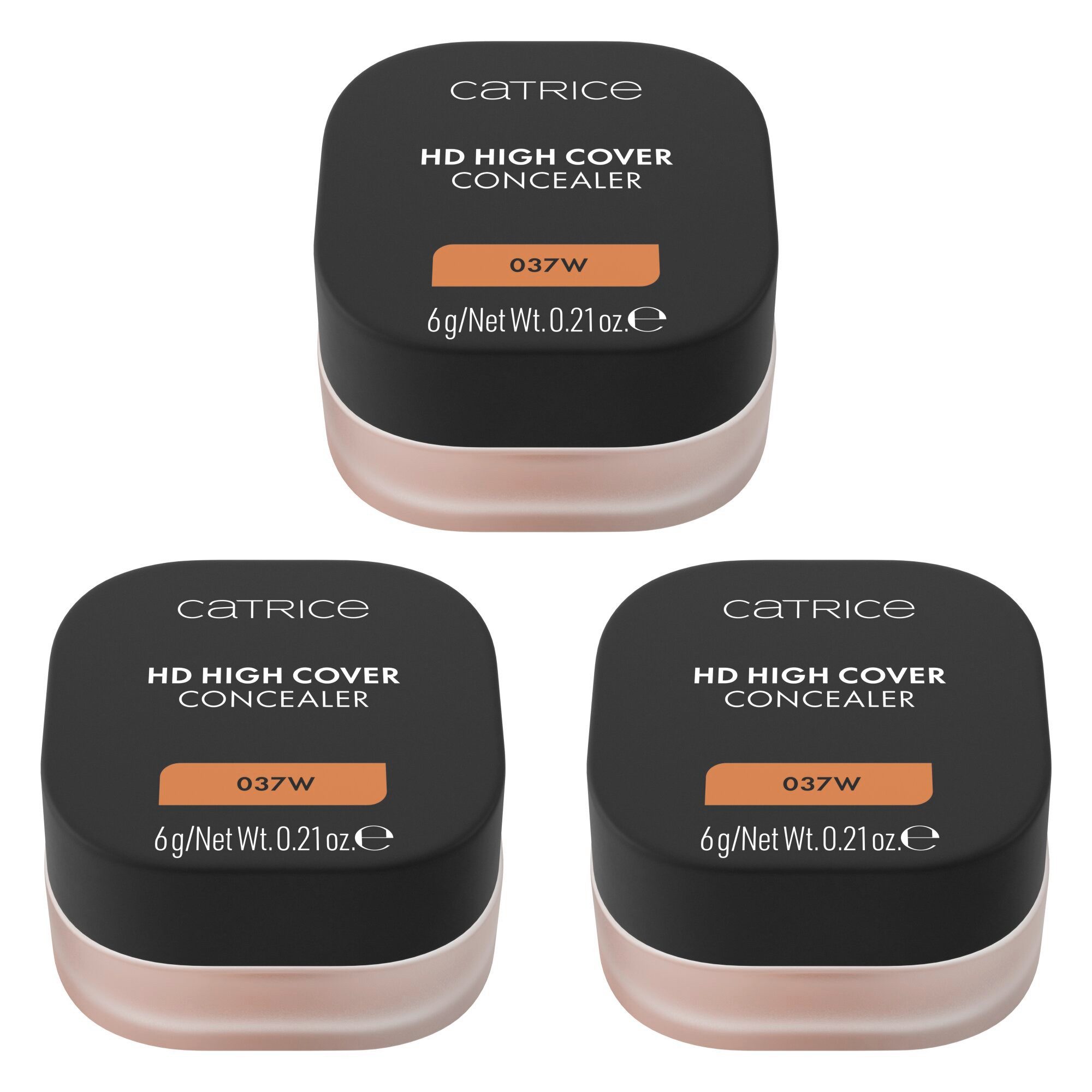 Catrice Concealer True Skin High Cover Concealer, 3-tlg.