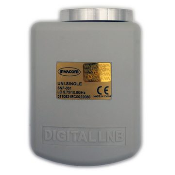 Invacom SNF-031 Single-Flansch LNB 0,3 dB Universal-Single-LNB