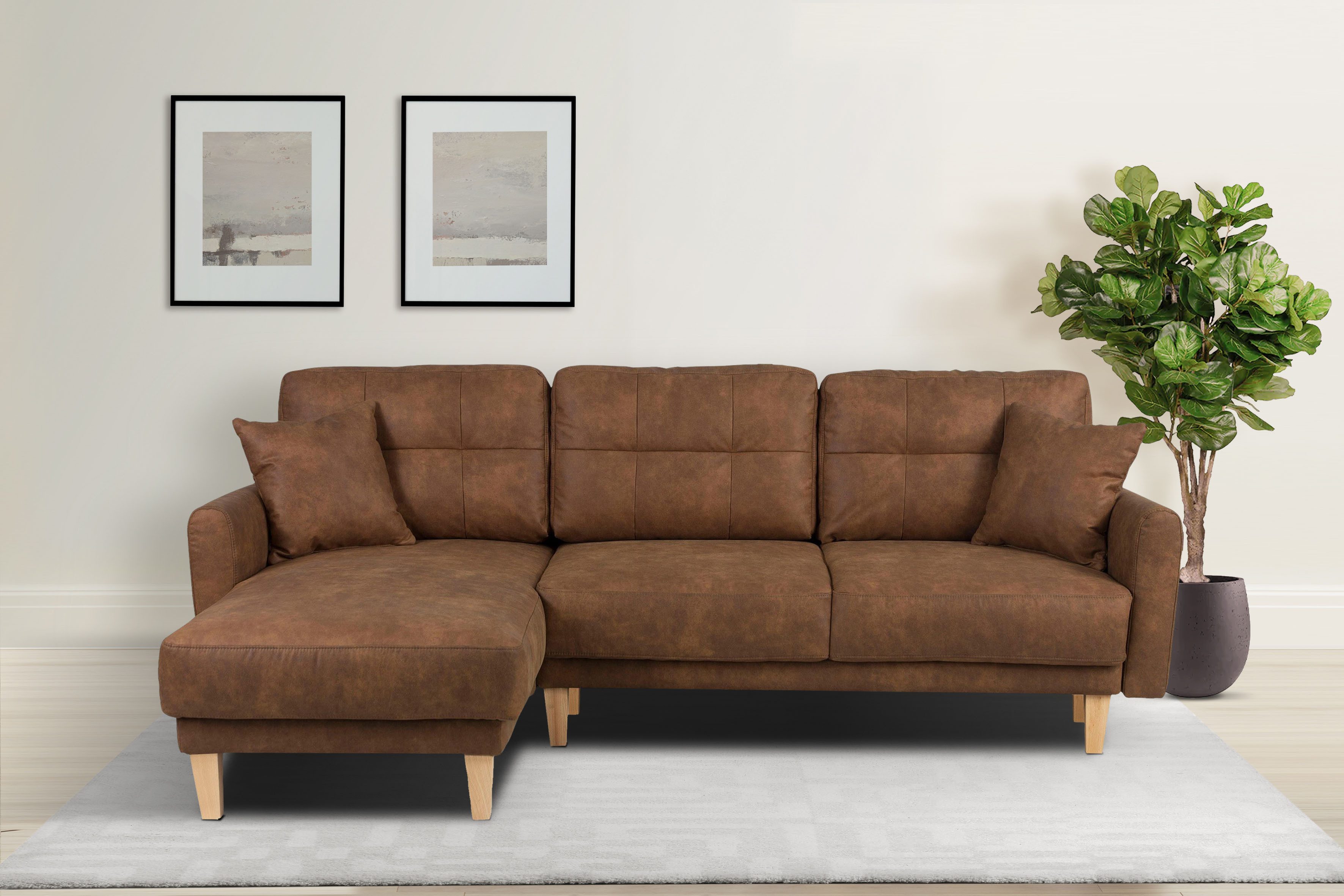 Home affaire Ecksofa TRIPLO optionale Schlafsofa günstig online kaufen