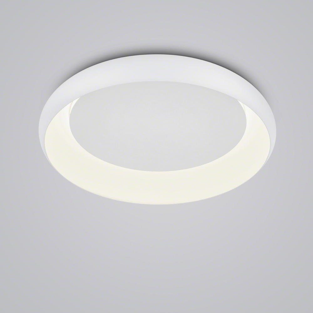 Helestra LED Deckenleuchte LED Deckenleuchte Tyra in Weiß und Weiß 32W 1610lm, keine Angabe, Leuchtmittel enthalten: Ja, fest verbaut, LED, warmweiss, Deckenlampe, Deckenbeleuchtung, Deckenlicht