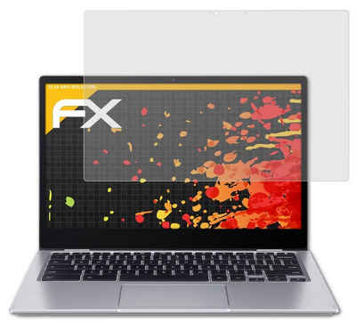 atFoliX Schutzfolie für Acer Chromebook Spin 513, (2 Folien), Entspiegelnd und stoßdämpfend