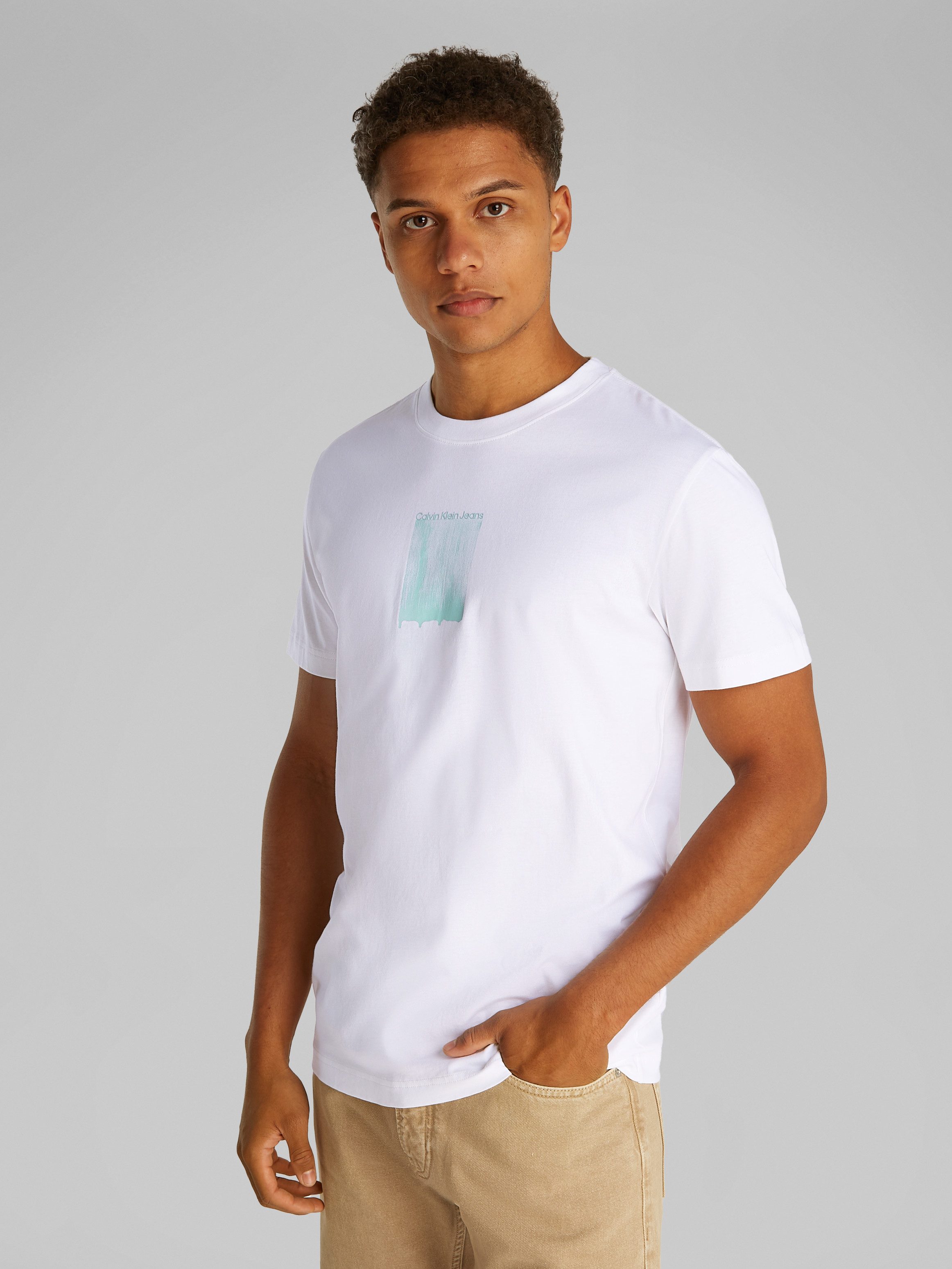 Calvin Klein Jeans T-Shirt BRUSH STROKE günstig online kaufen