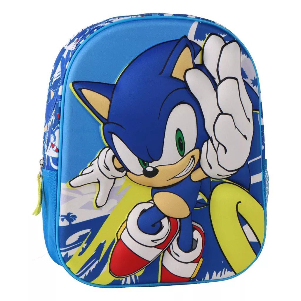 Sonic Kinderrucksack Sonic the Hedgehog Power Run 3D Rucksack der ultimative Begleiter (1-tlg)