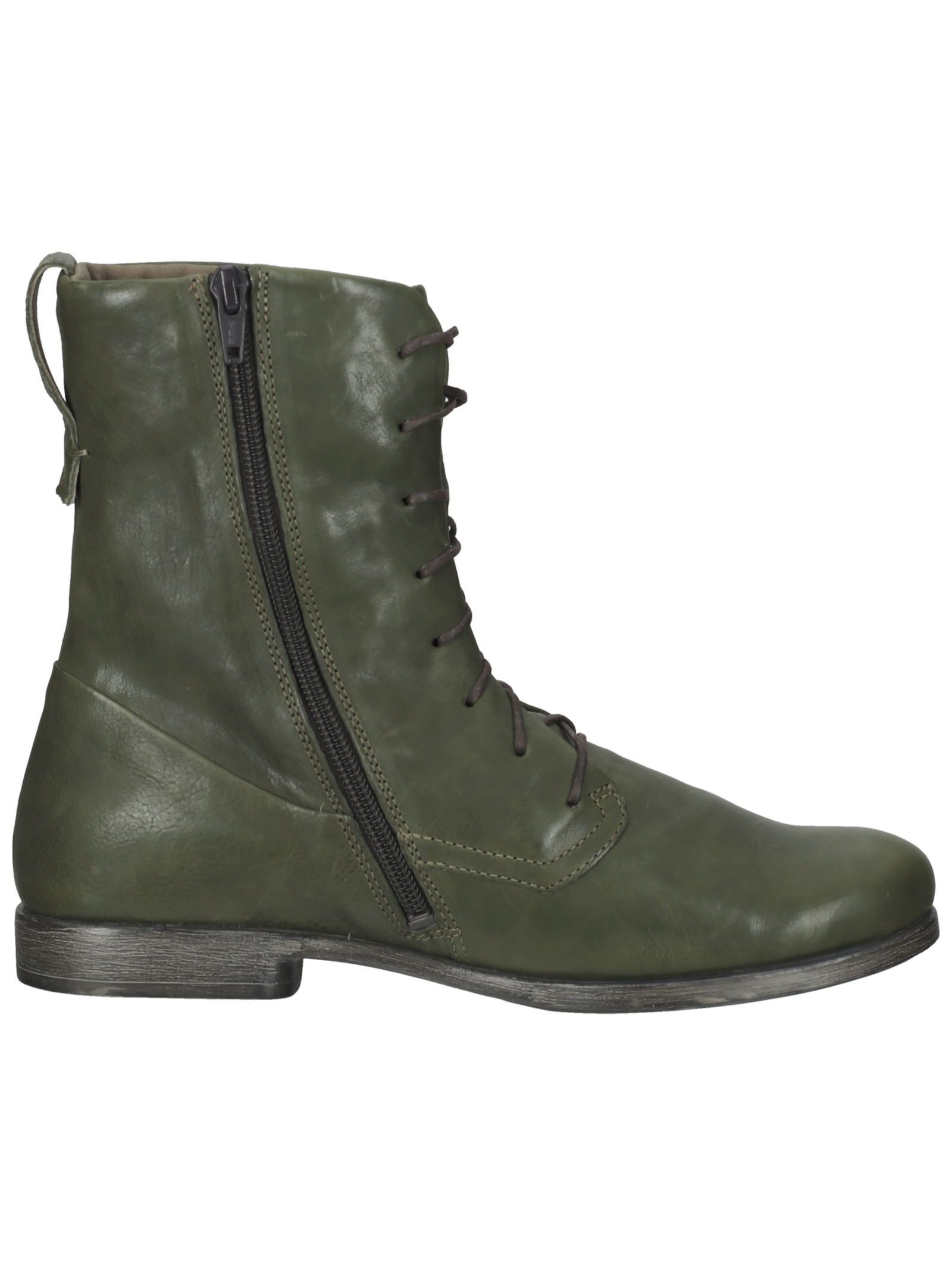 Think! Think! Stiefelette Glattleder Schnürstiefelette