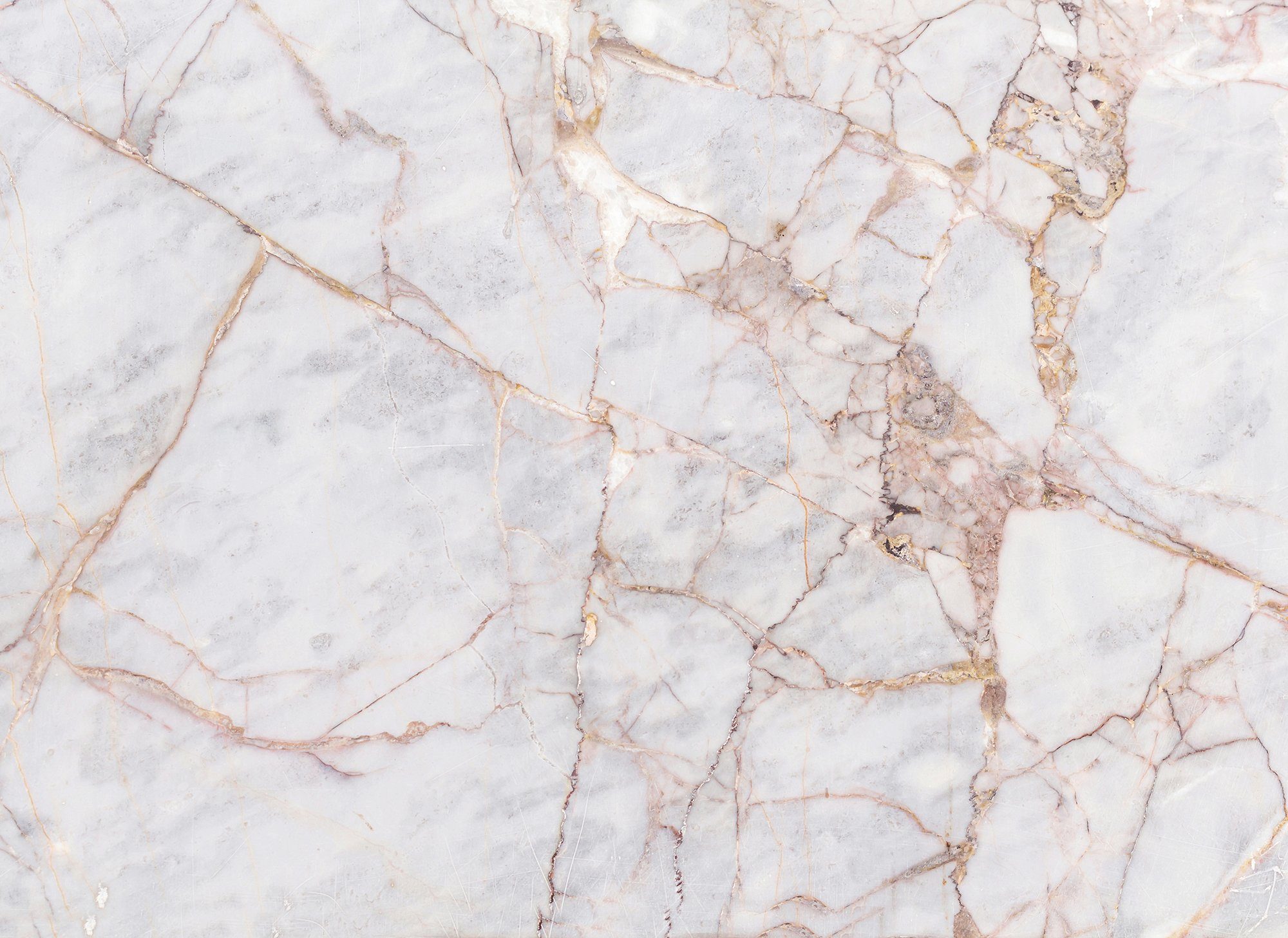living walls Fototapete Designwalls Gray Light Marble, glatt, (5 St), Vlies, Wand, Schräge, Decke