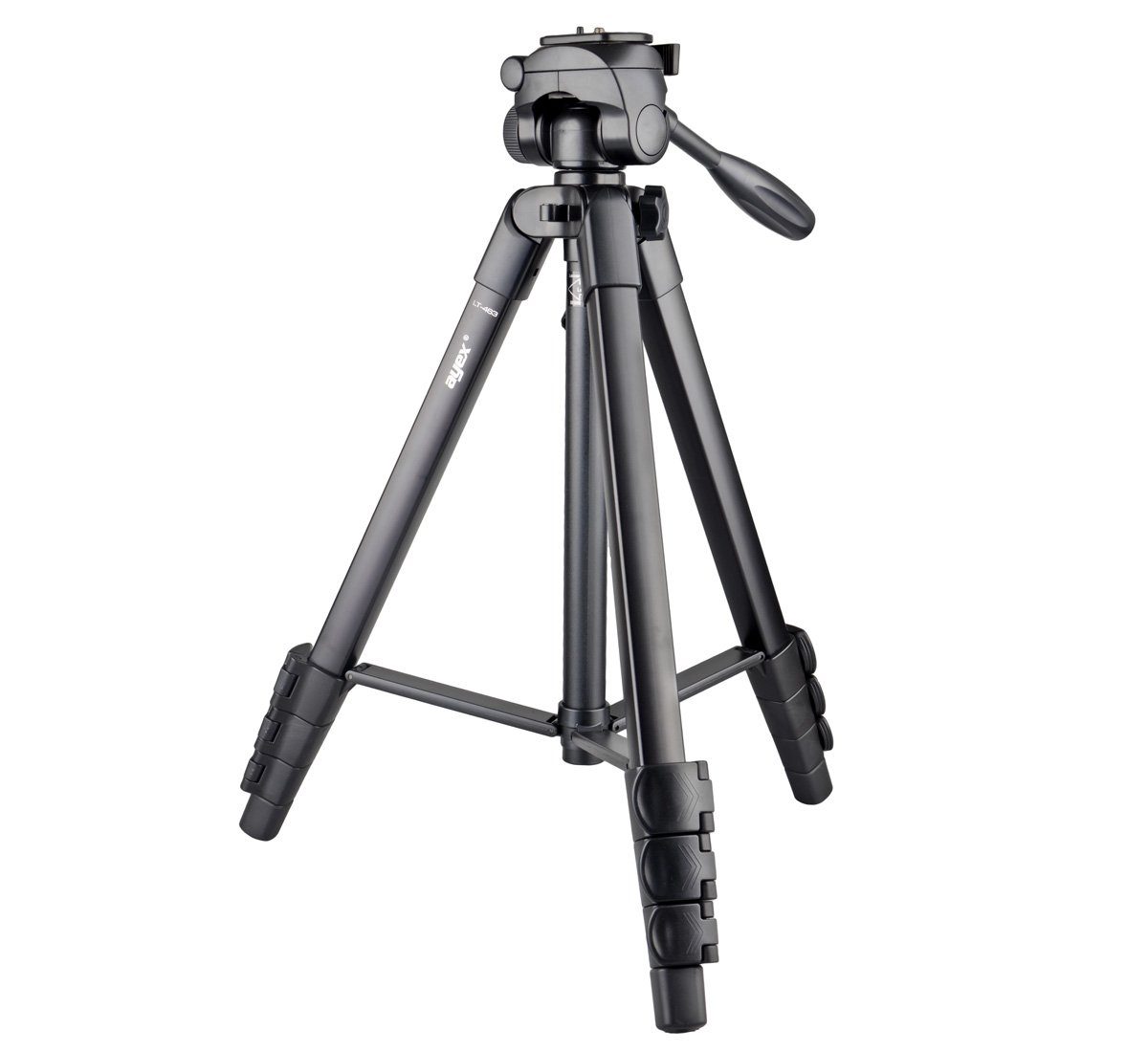 ayex LT-463 Foto- / Videostativ mit 3-Wege-Panoramakopf Höhe 163cm Dreibeinstativ