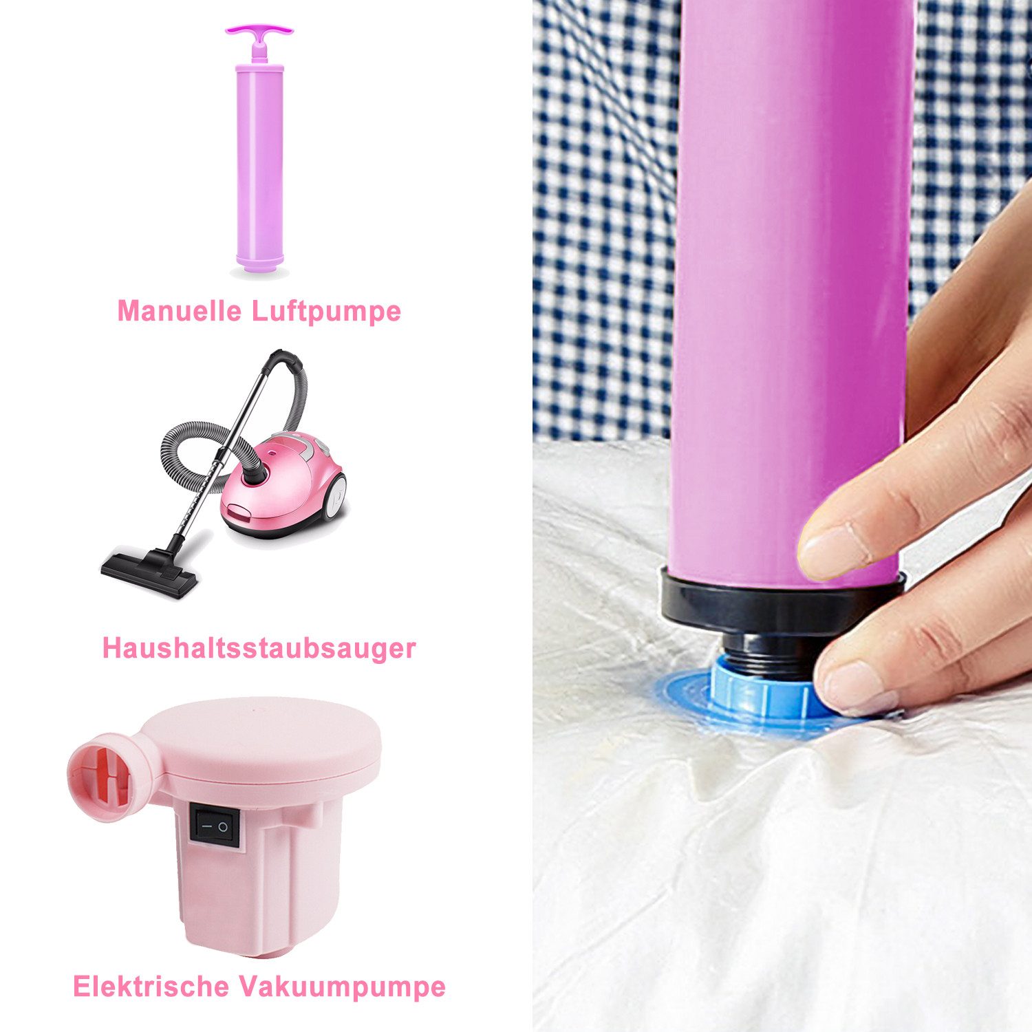 Clanmacy Sitzsack 6x Vakuumbeutel Vacuumbeutel Vakuumtasche günstig online kaufen