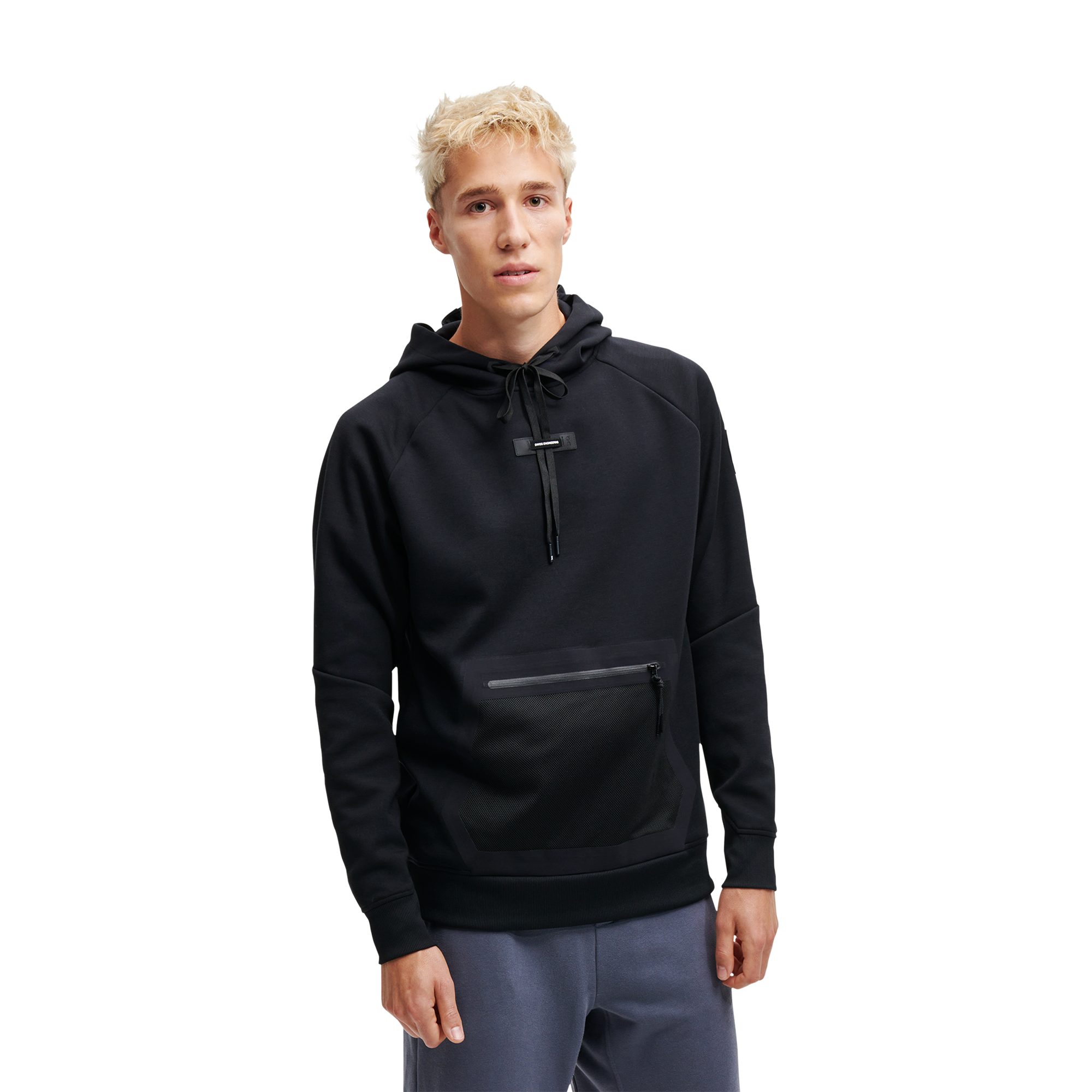 ON RUNNING Laufhose ON Hoodie Schwarz
