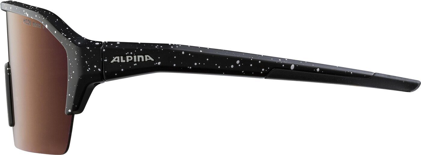 MATT BLACK-BLUR Sonnenbrille Q-LITE Sports HR Alpina RAM