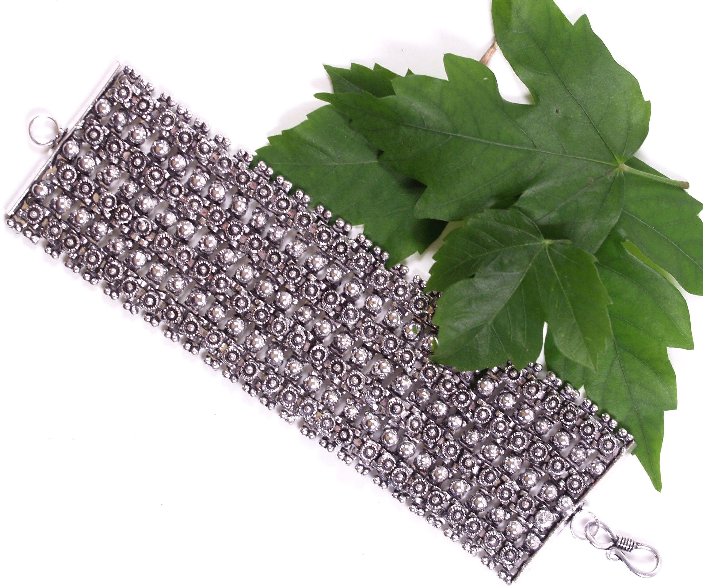 Armreif Weißmetallarmband 4