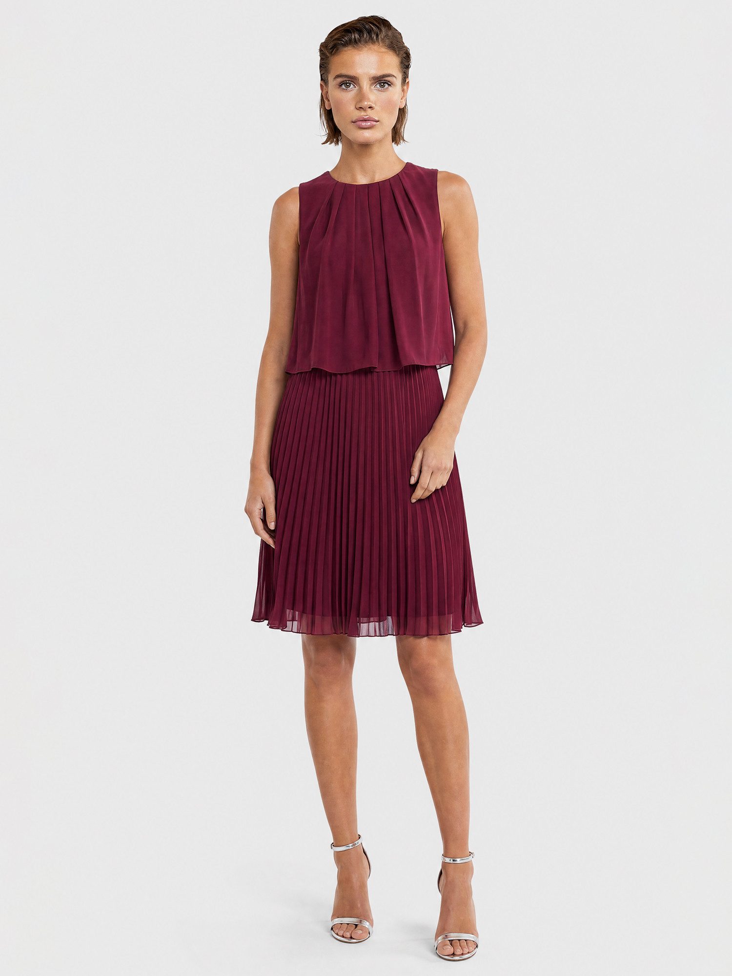 Apart Abendkleid mit Chiffon-Overlay