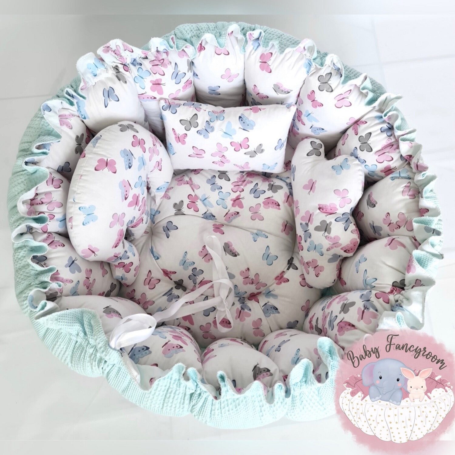 Baby Fancyroom Bettnestchen 2in1 Spielmatte Nestchen günstig online kaufen