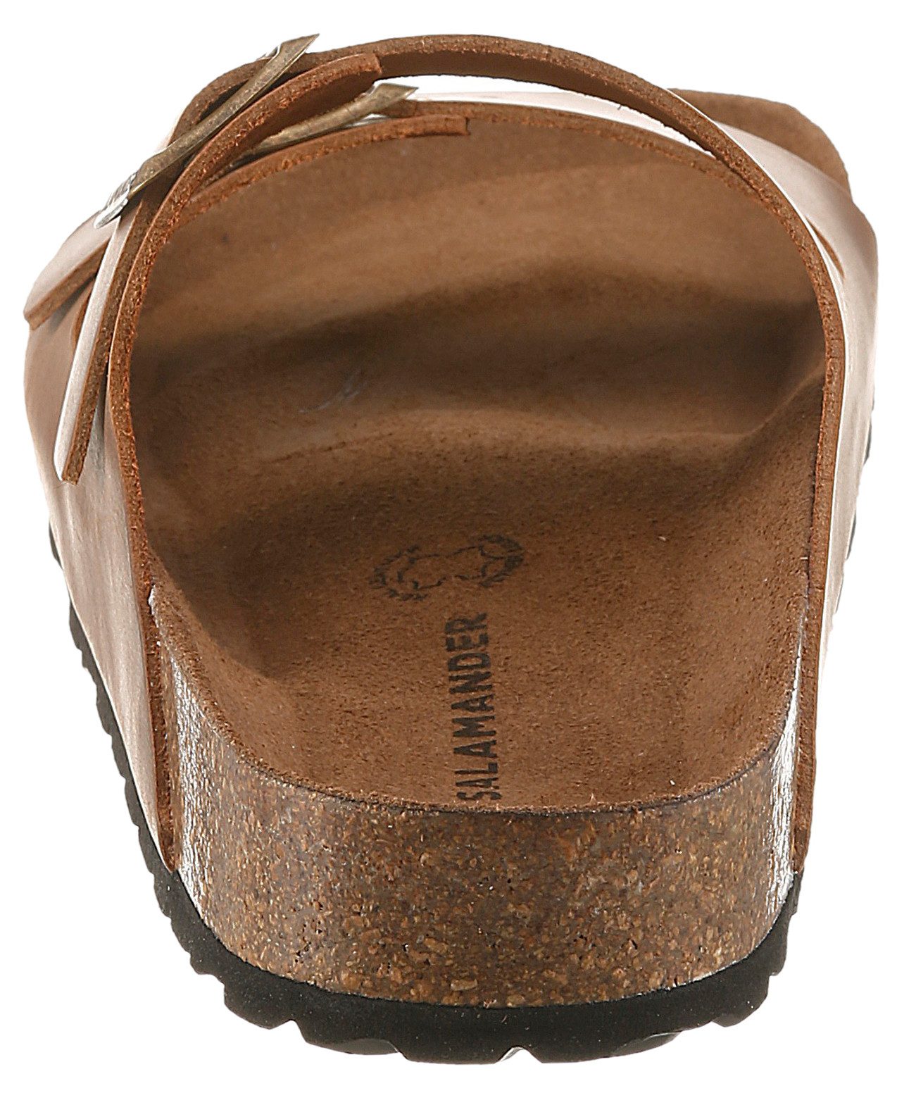 Salamander Pantolette Sommerschuh, Hausschuh mit Schnallenverschlüsse und Fußbett