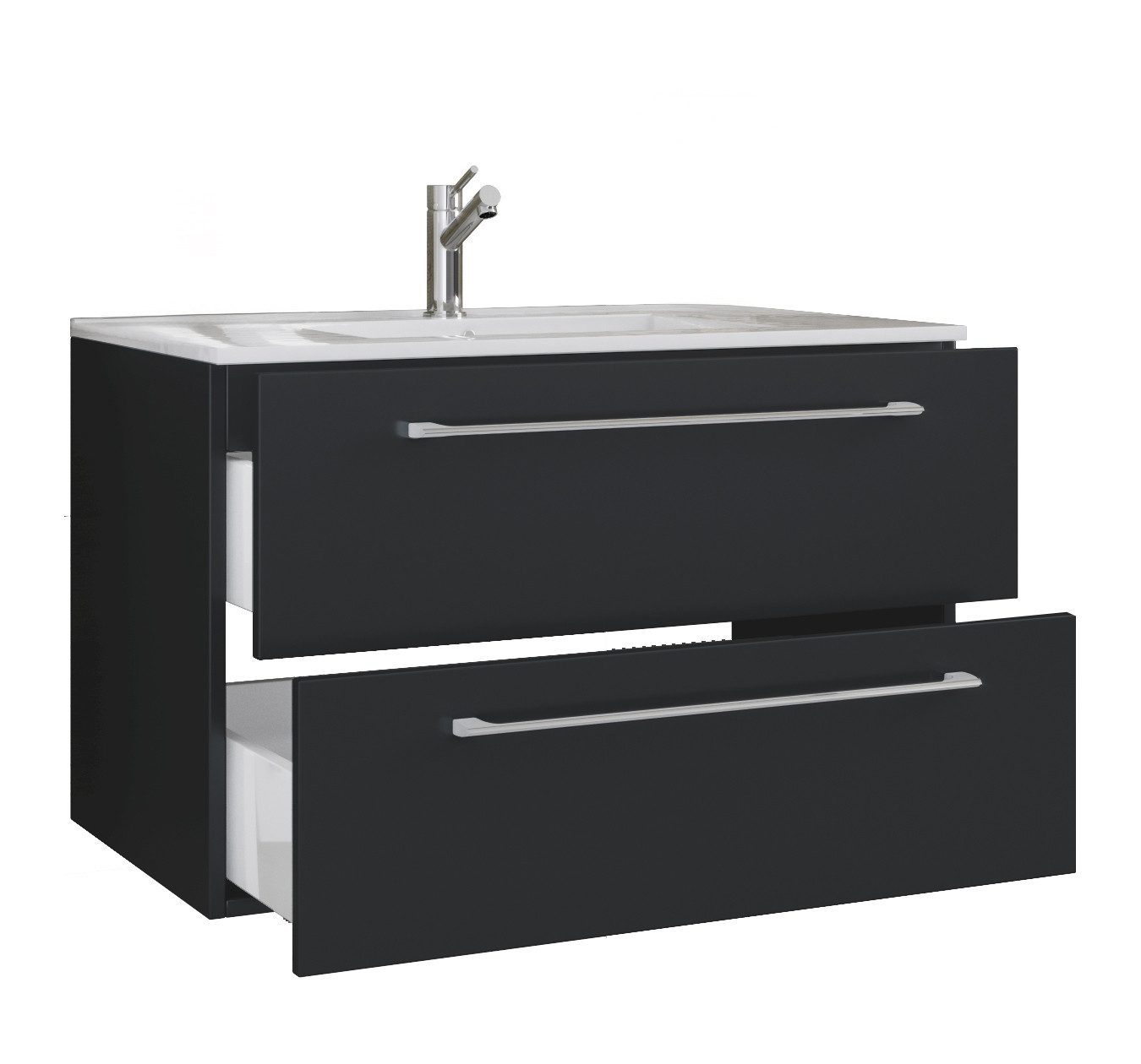 VCM Badmöbel-Set 2-tlg. Waschplatz Waschtisch Badinos 2 Schublade, (2-St., günstig online kaufen