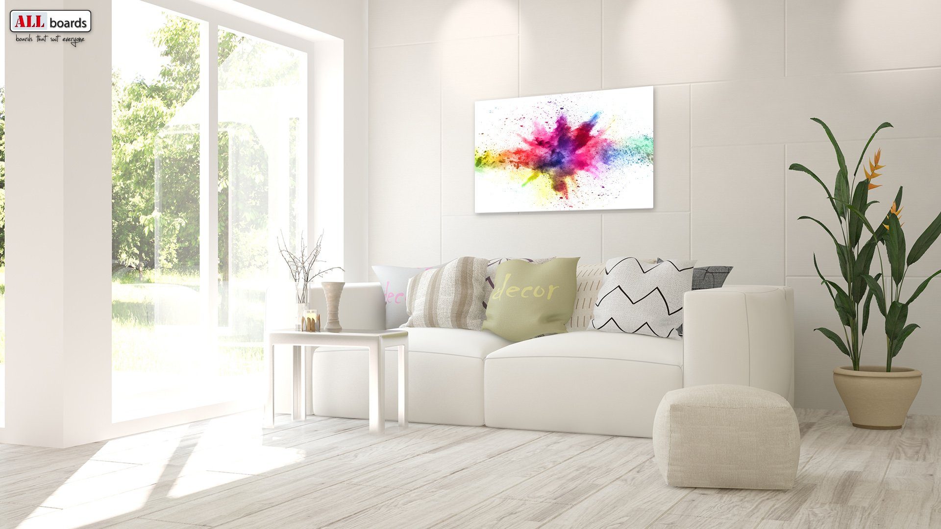 ALLboards Magnettafel ALLboards Metallische Magnettafel HOLI-FESTIVAL günstig online kaufen