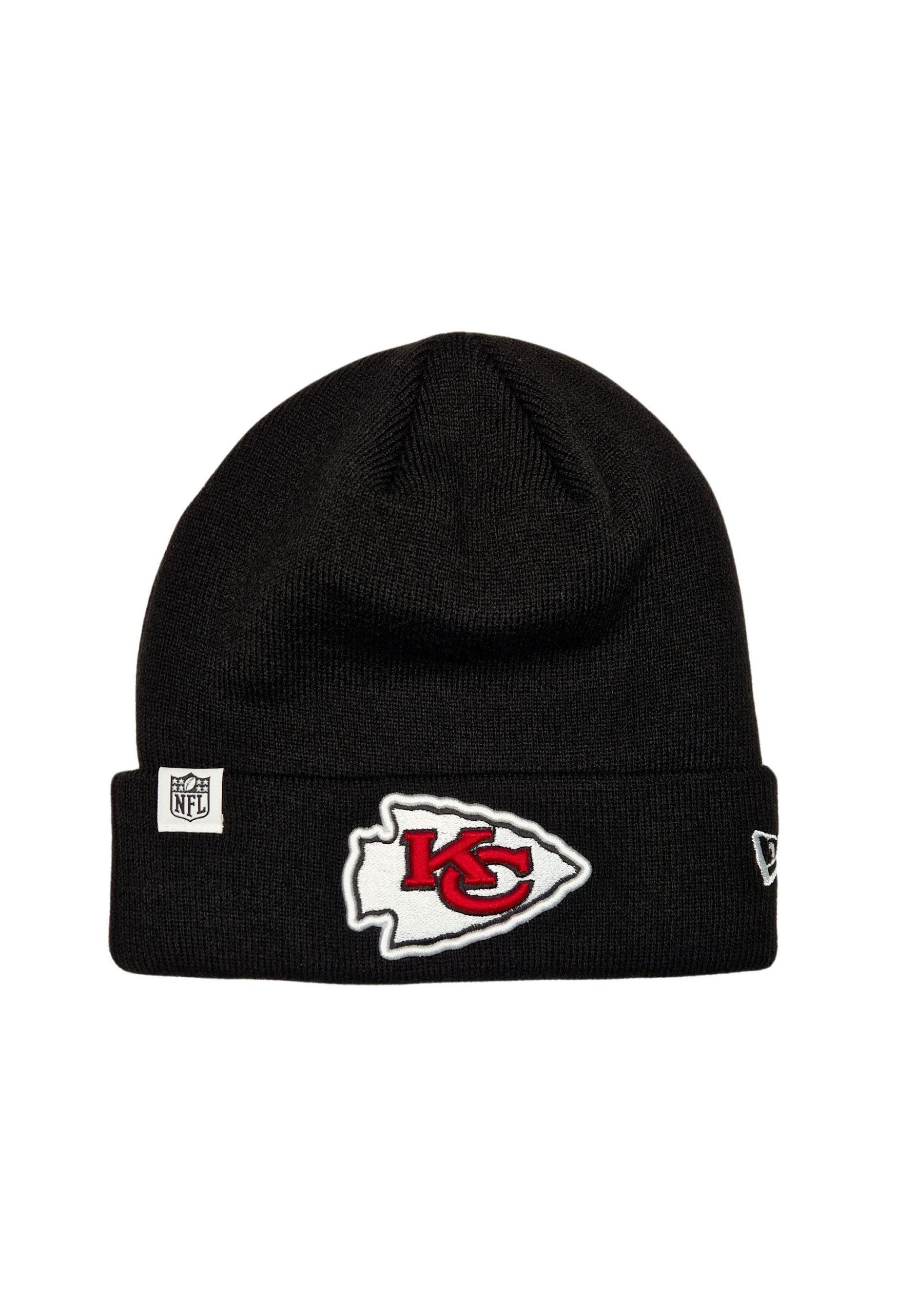New Era Beanie Kansas City Chiefs NFL Loop Label Knit Schwarz Beanie New Era (1-St)