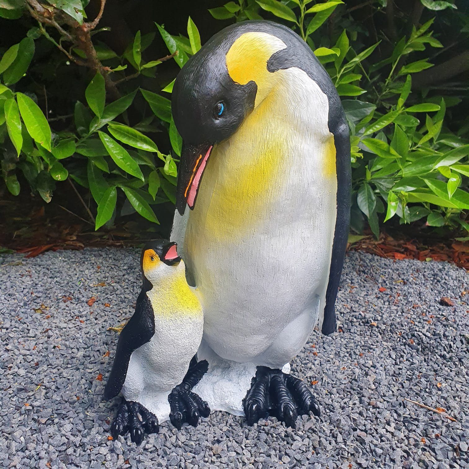 Aspinaworld Gartenfigur Pinguin Figur mit 39 Kind cm wetterfest