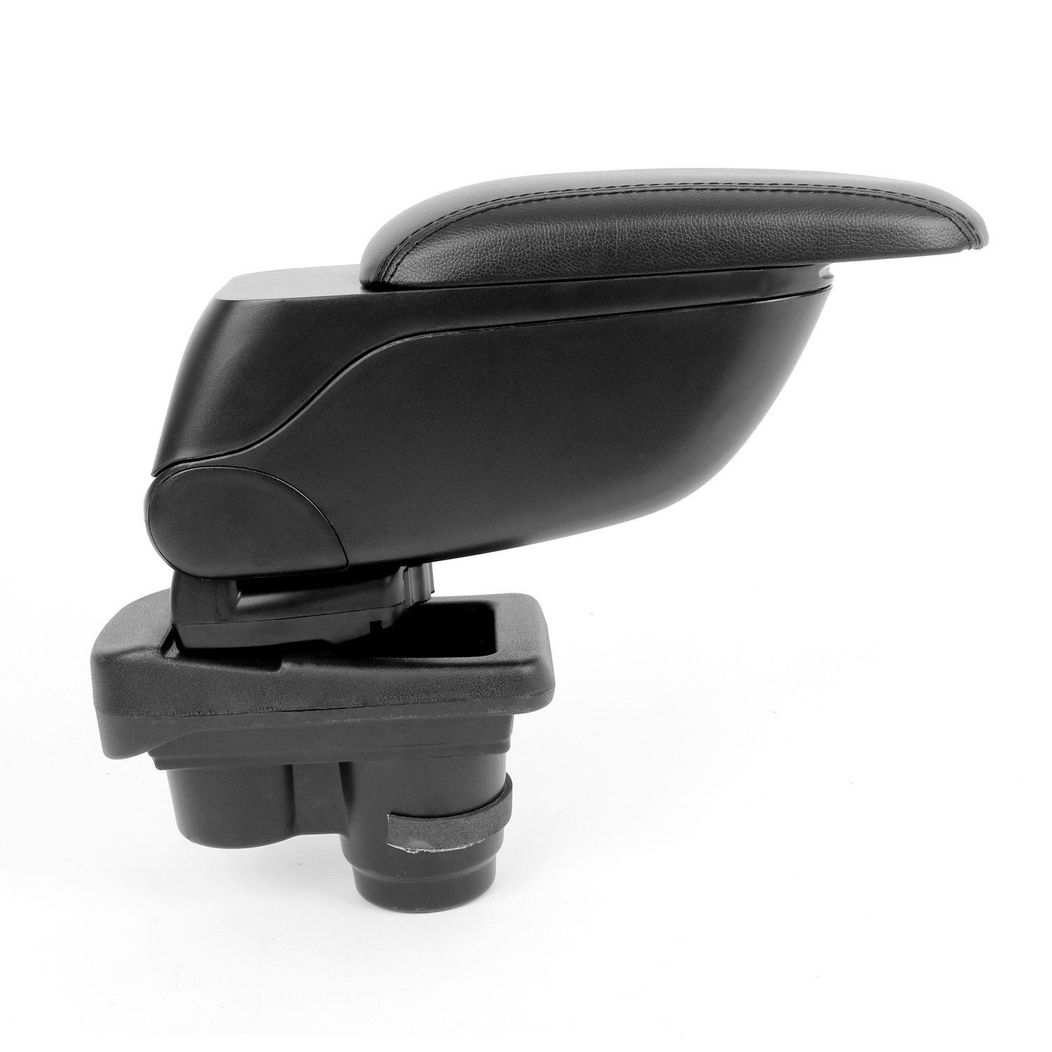 OMAC Armlehne Mittelarmlehne für Fiat 500 500C 2007-2015 mit adapter ABS Schwarz, Langlebig,Multifunktional,Einfache Installation