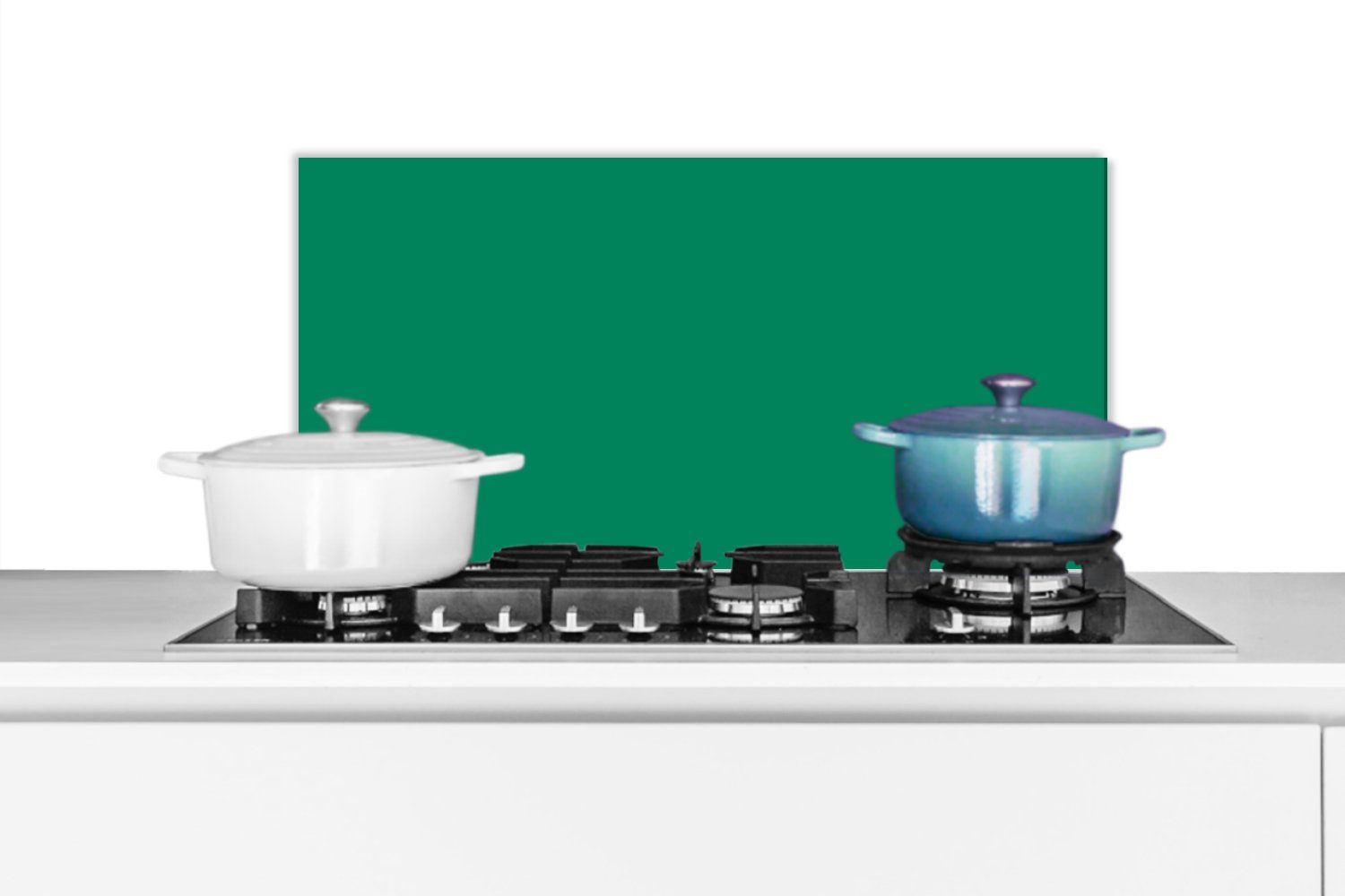 MuchoWow Küchenrückwand Grün - Wald - Farben, (1-tlg), 60x30 cm, Wandschutz, gegen Fett und Schmutzflecken für Küchen | Küchenrückwände