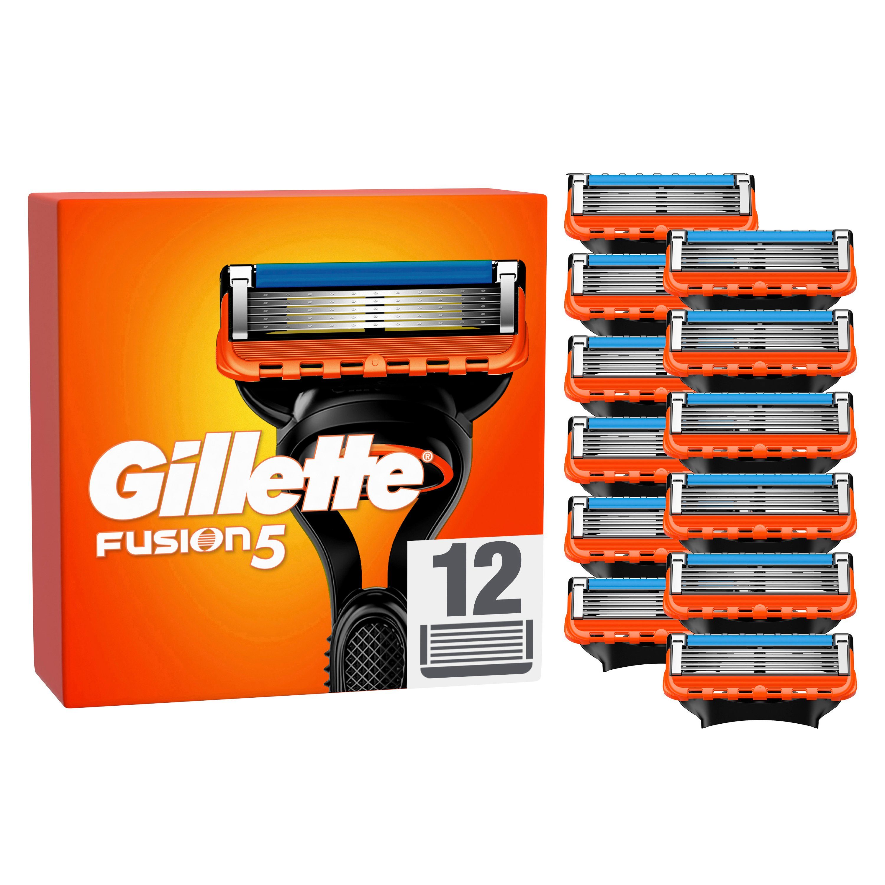 Gillette Rasierklingen Fusion 5 - 12St. | Rasierklingen
