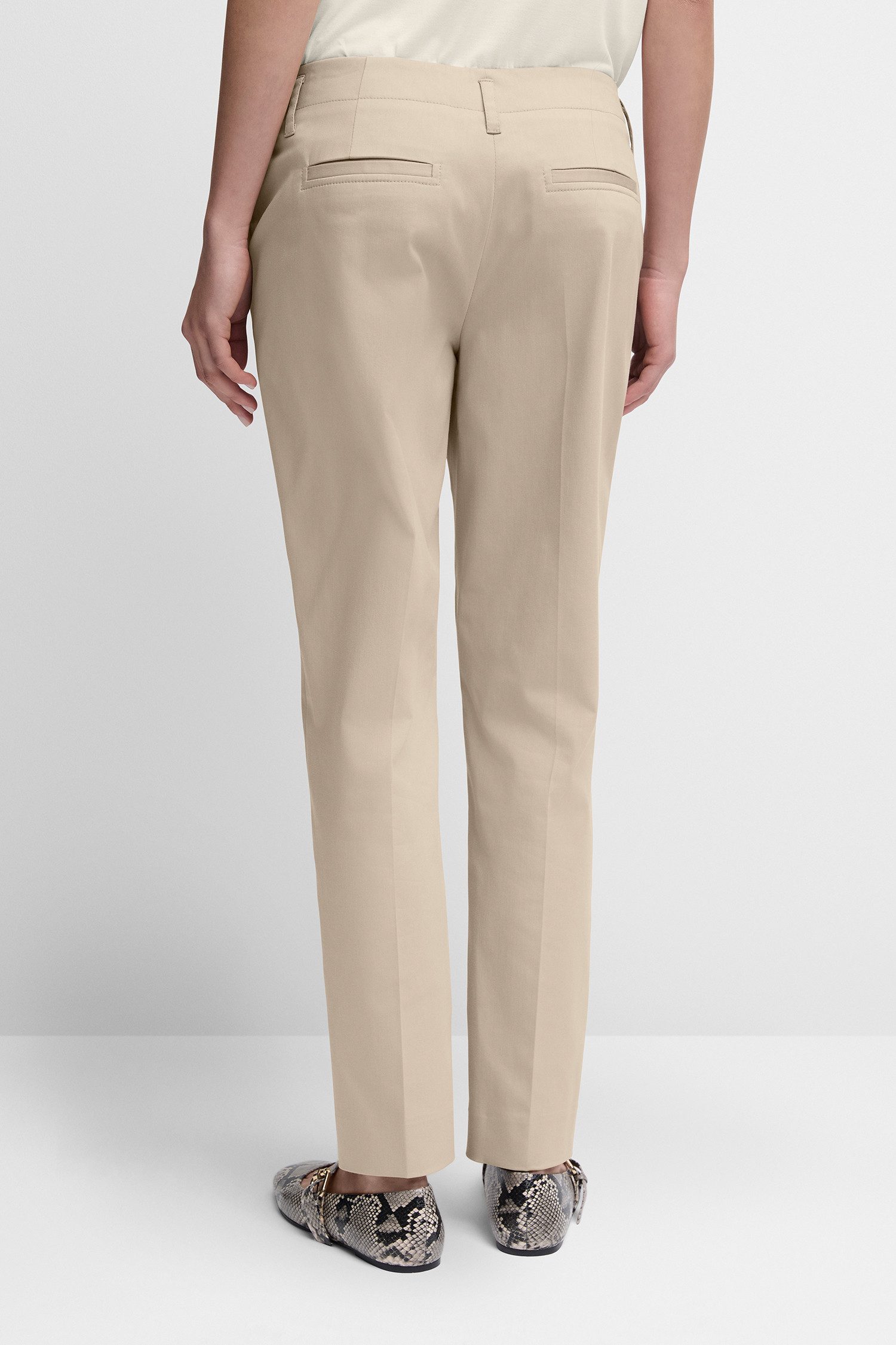 Cinque Anzughose CIHAMELIN Tapered Fit, fließender Stoff, cleane Silhouette