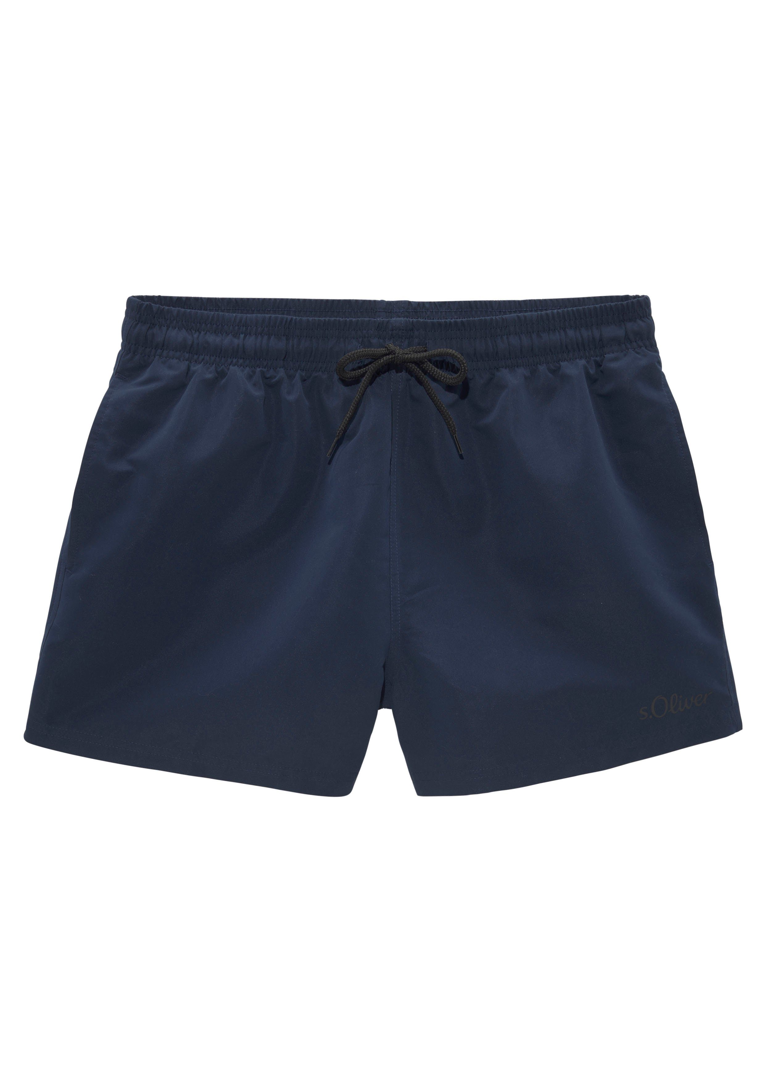 s.Oliver Badeshorts mit komplementärem Farbdesign günstig online kaufen