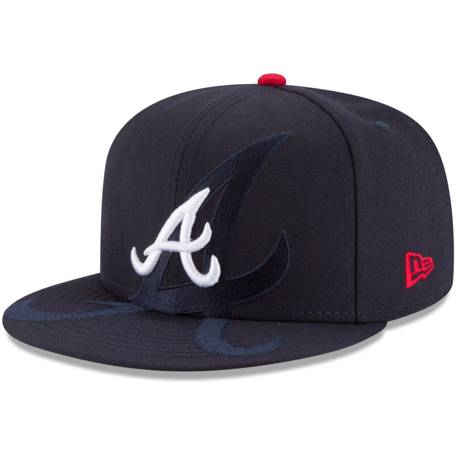 New Era Fitted Cap 59Fifty SPILL Logo MLB Teams Atlanta Braves | Fitted Caps