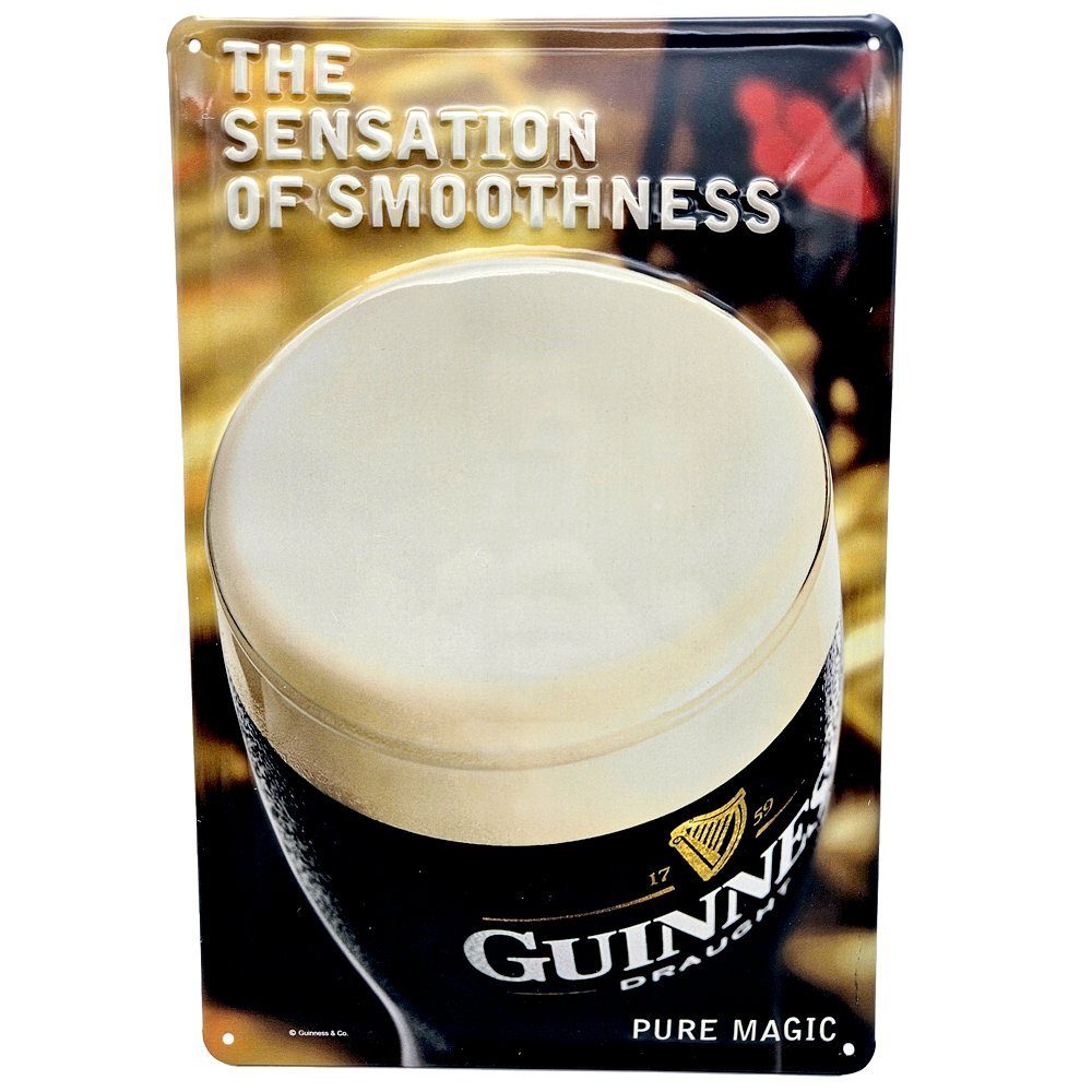 what the shop Wanddekoobjekt Guinness Blechschild Werbeschild 30cm x 20cm Smothness (1 St)