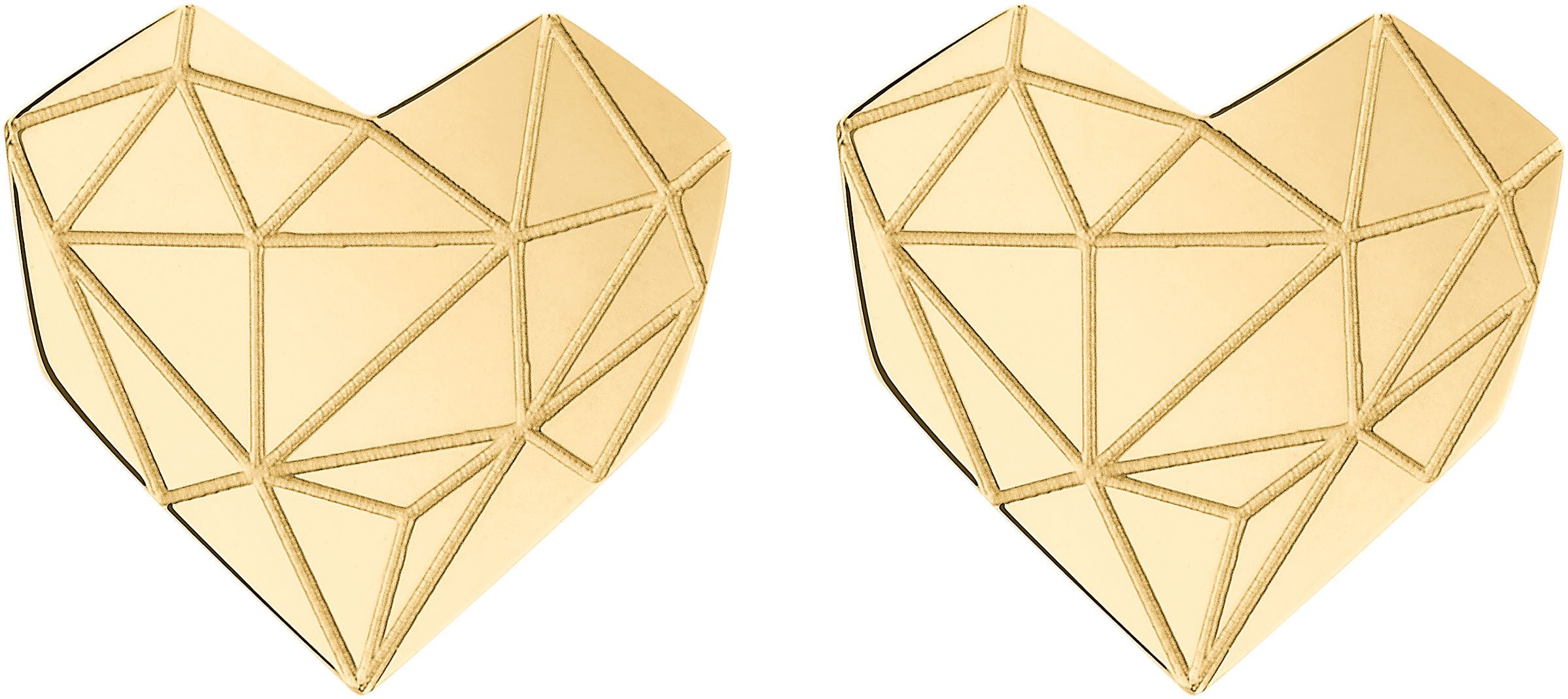 Liebeskind Berlin Paar Ohrstecker Schmuck Geschenk Edelstahl Ohrringe Herz – Bild 2 von 5