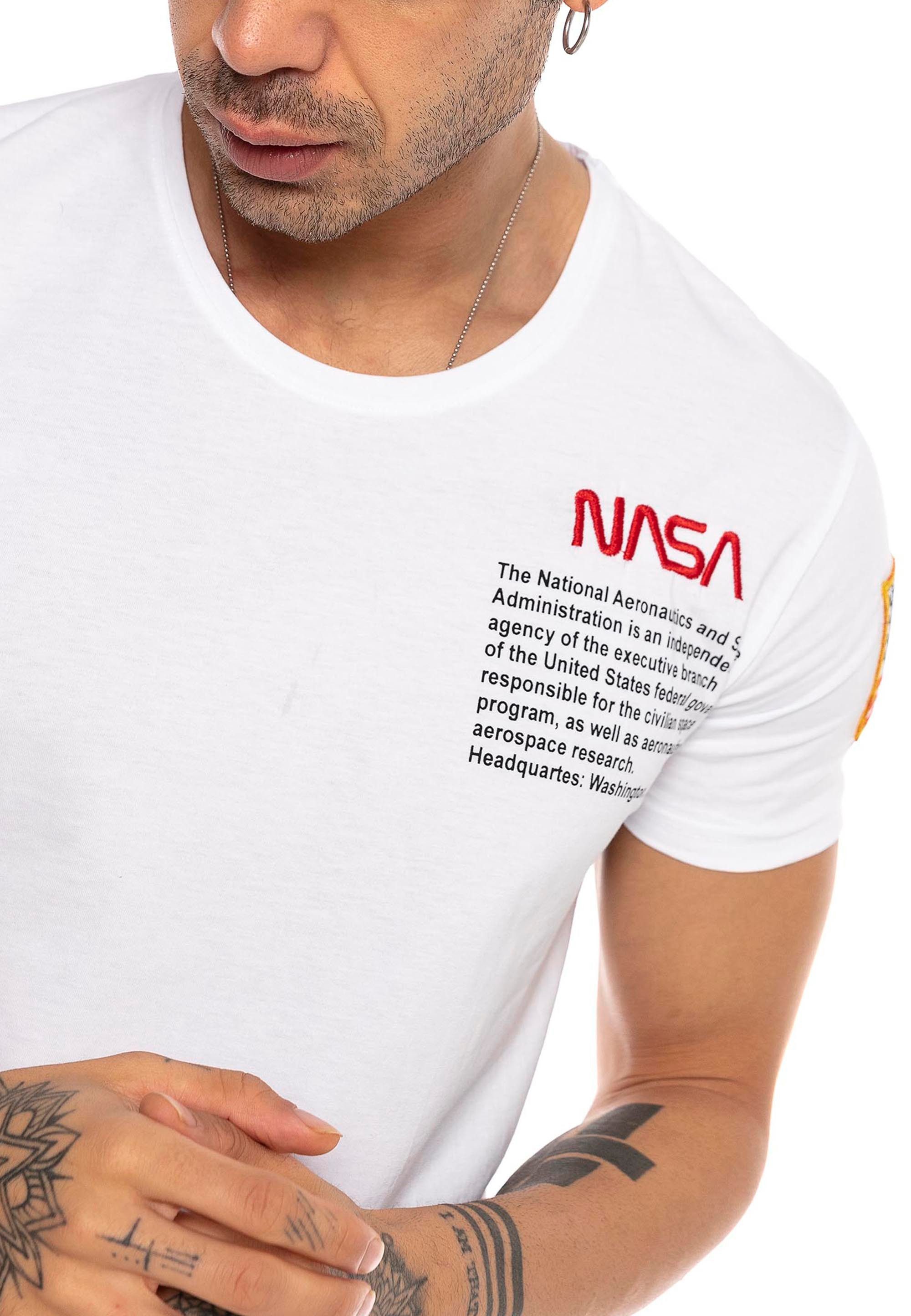 RedBridge T-Shirt mit Brustprint – Rundhals, günstig online kaufen