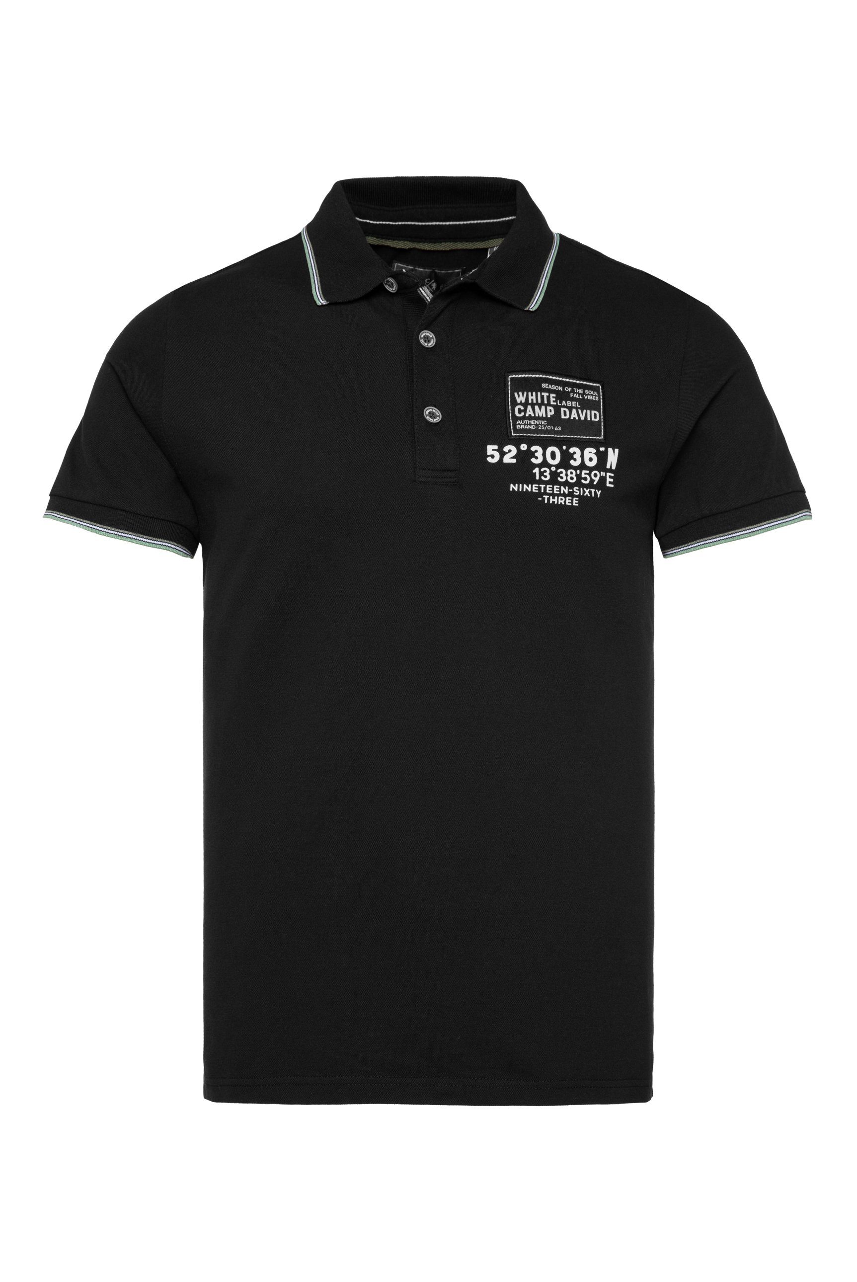 aus Poloshirt DAVID CAMP Bio-Baumwolle