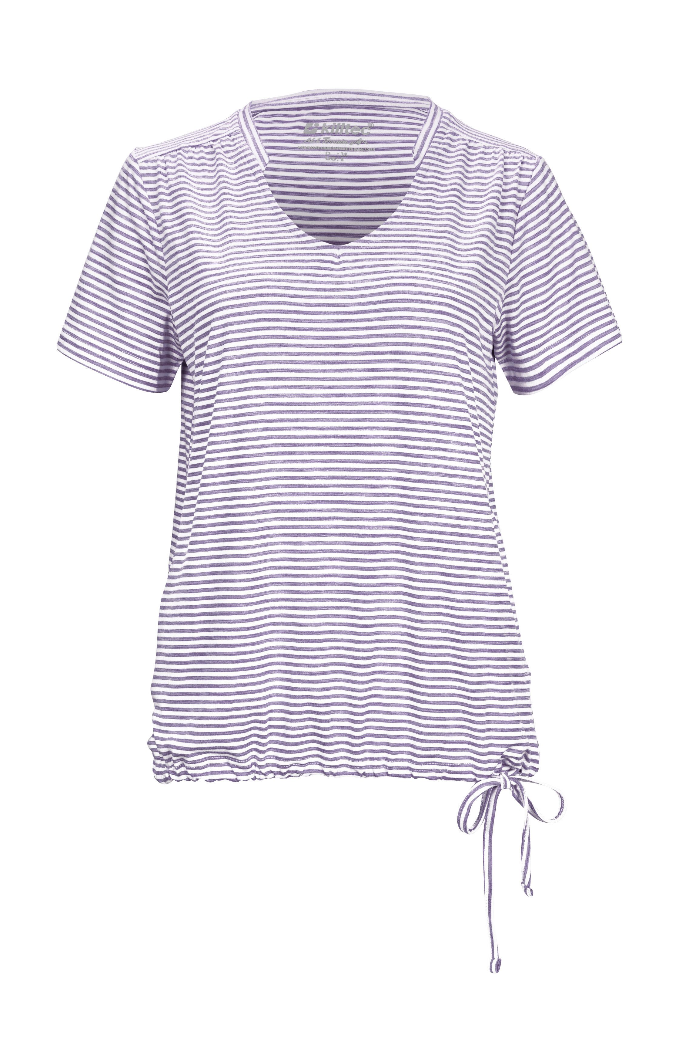 Killtec T-Shirt WMN TSHRT F Gestreiftes, schnelltrocknendes Funktionsshirt günstig online kaufen