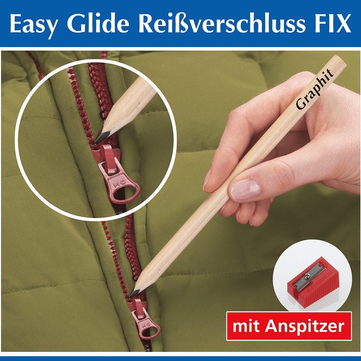 Reißverschluss WENKO Reißverschluss-Stift, 2-teilig – Bild 2 von 3